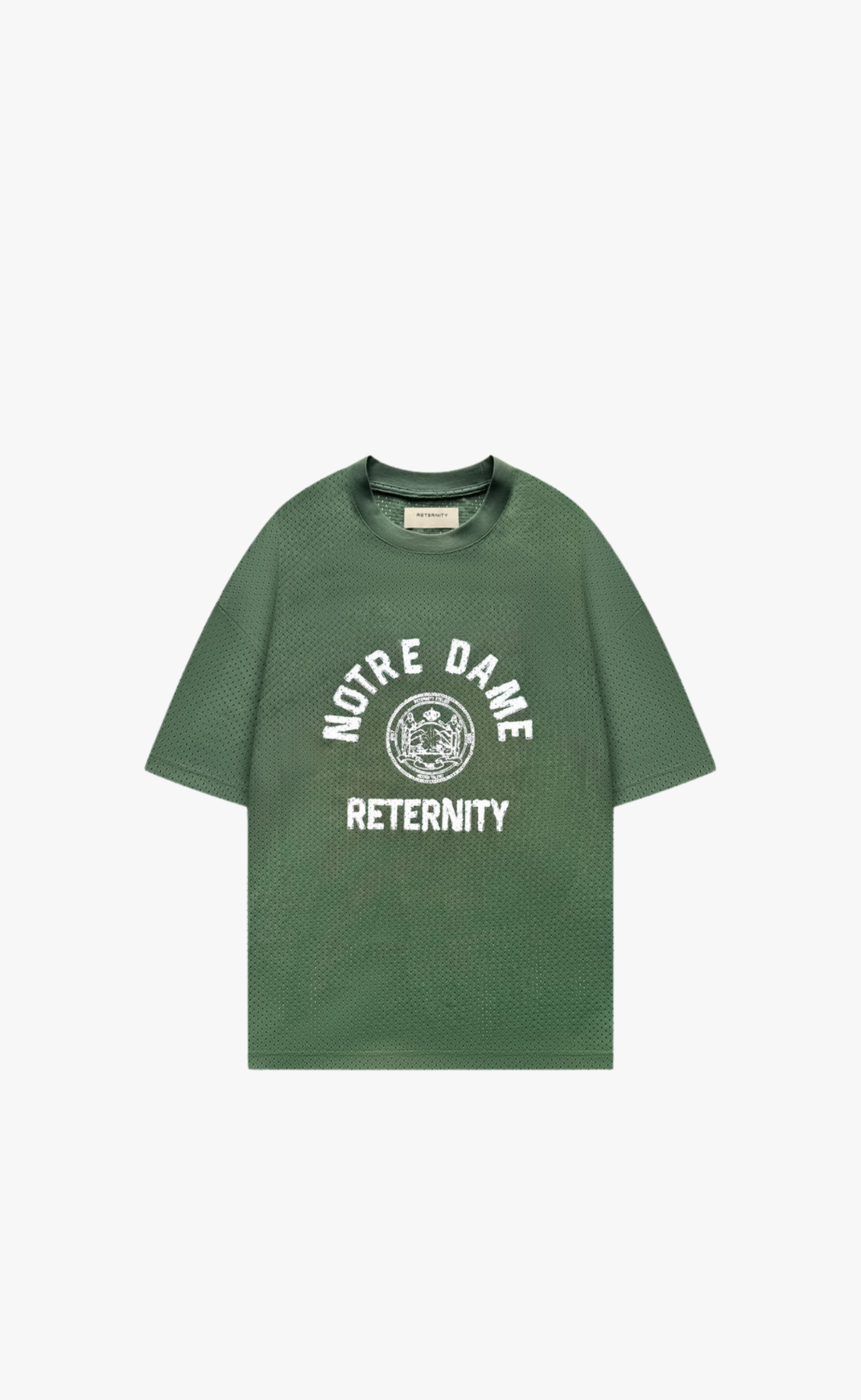 NOTRE DAME MESH GREEN T-SHIRT