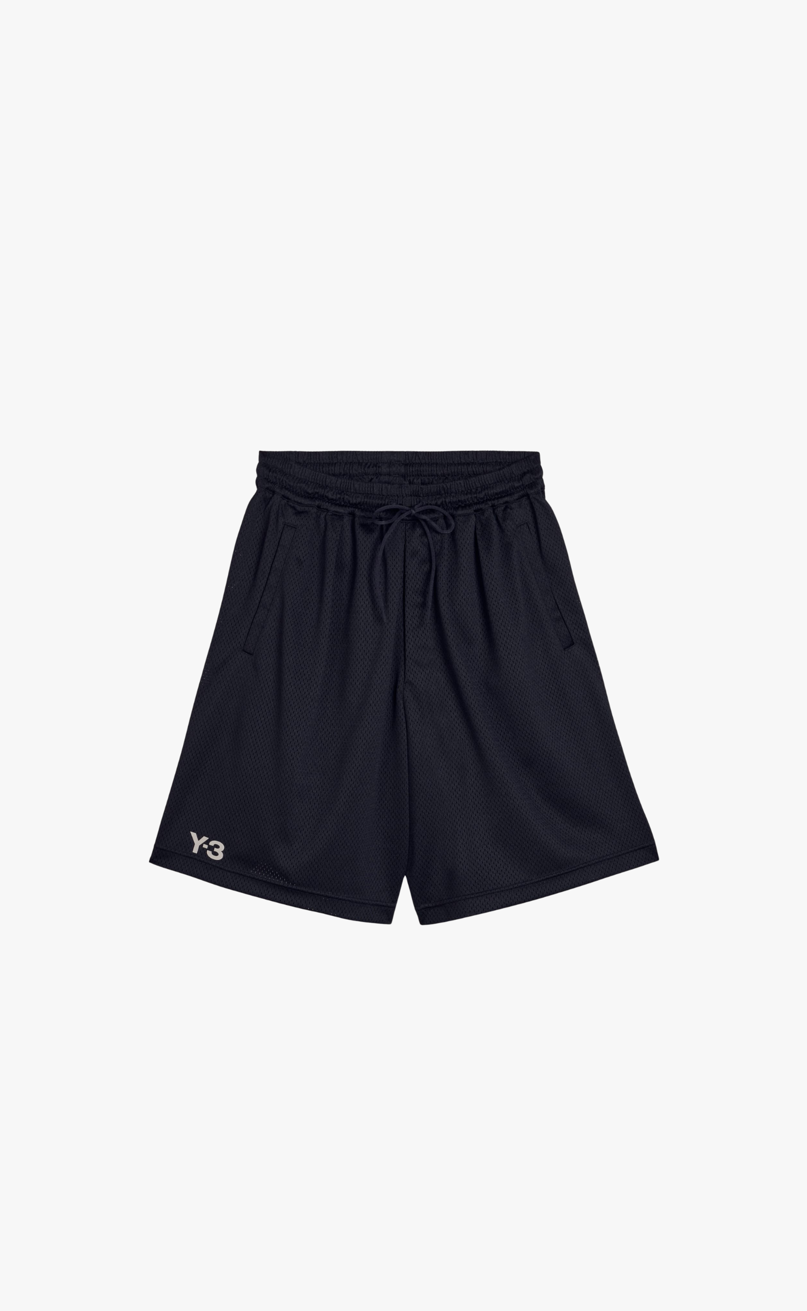 Y-3 MESH BLACK SHORTS