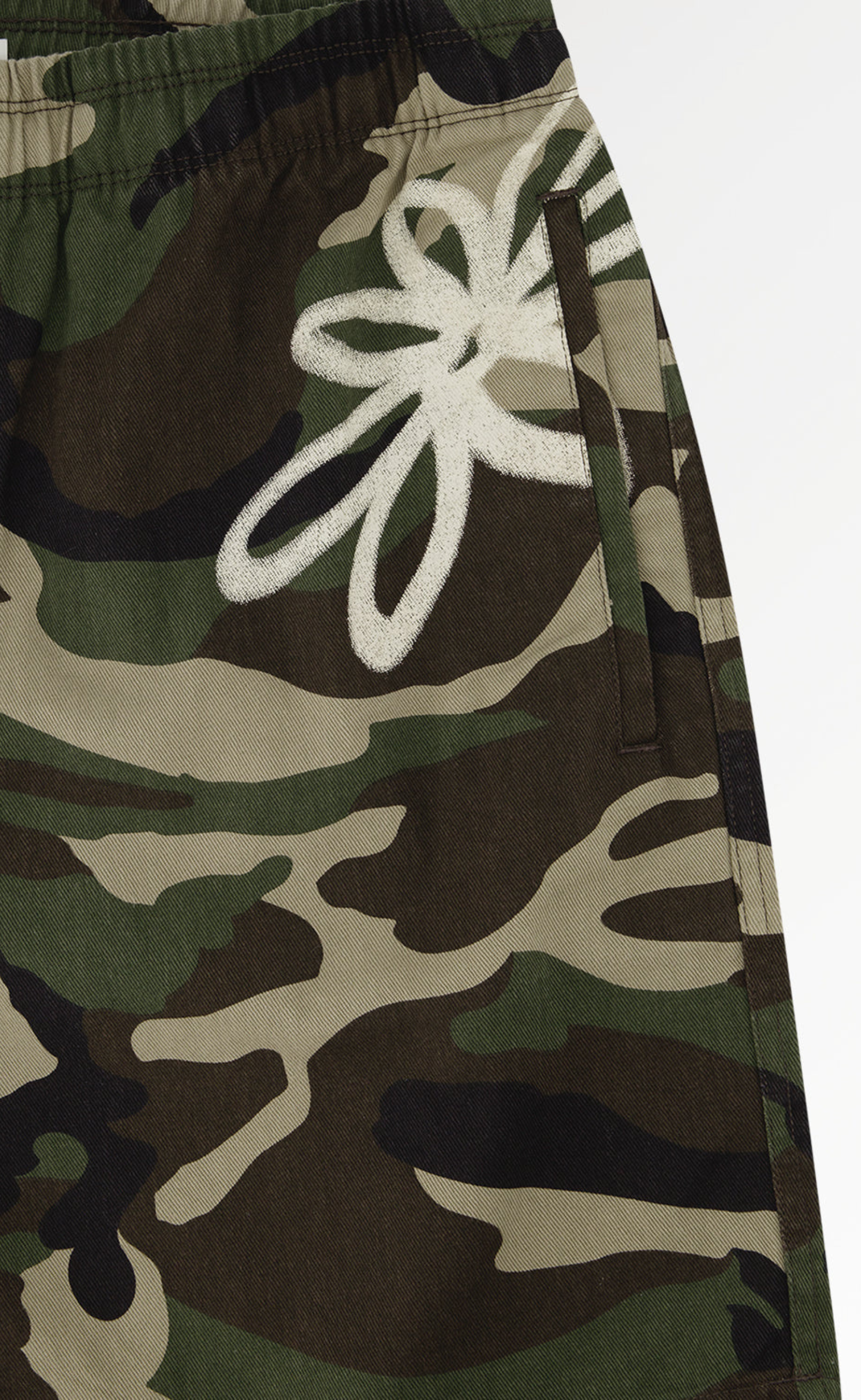 SHORTS FLOWER CAMO