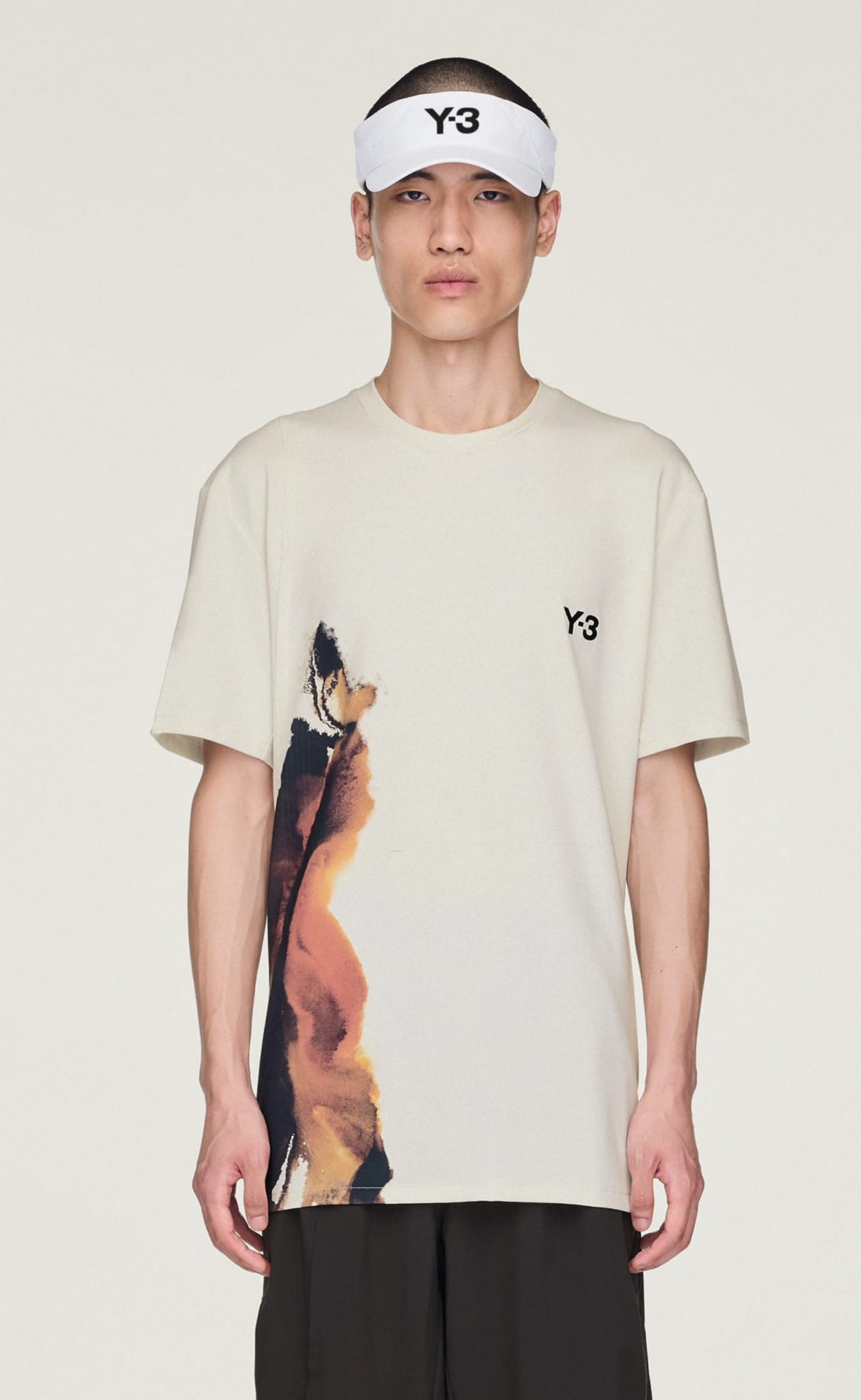 Y-3 TENNIS PRO FREELIFT GREY T-SHIRT