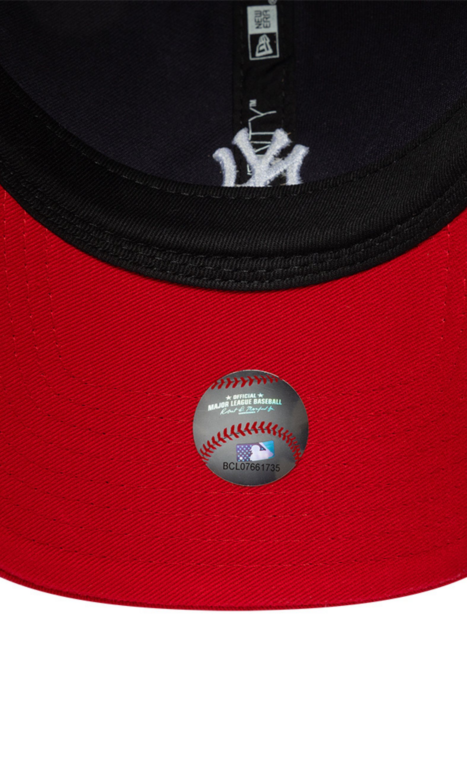 NEW YORK YANKEES MINI WASHED CONTRAST 9TWENTY NAVY RED HAT