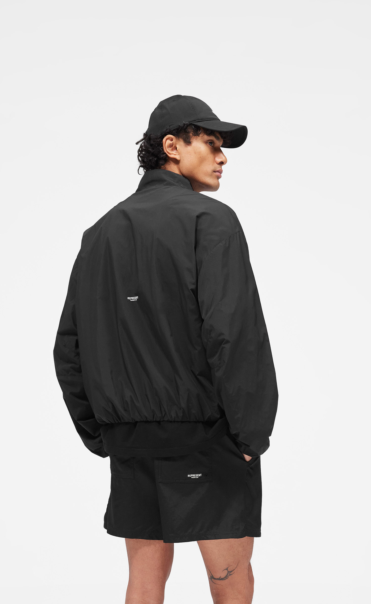 MICRO OWNERS CLUB BOMBER BLACK JACKET