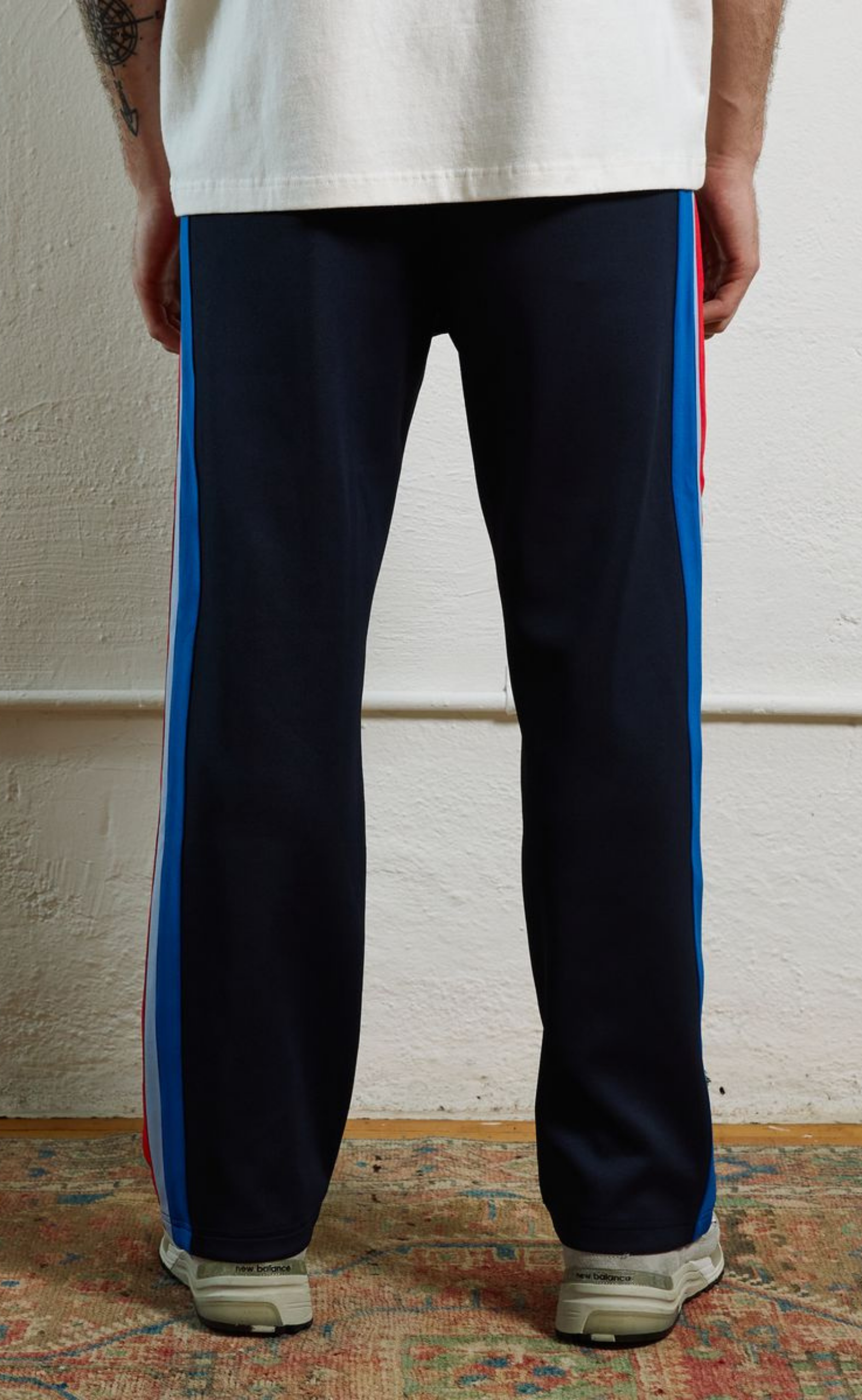FOREVER NAVY TRACK PANTS