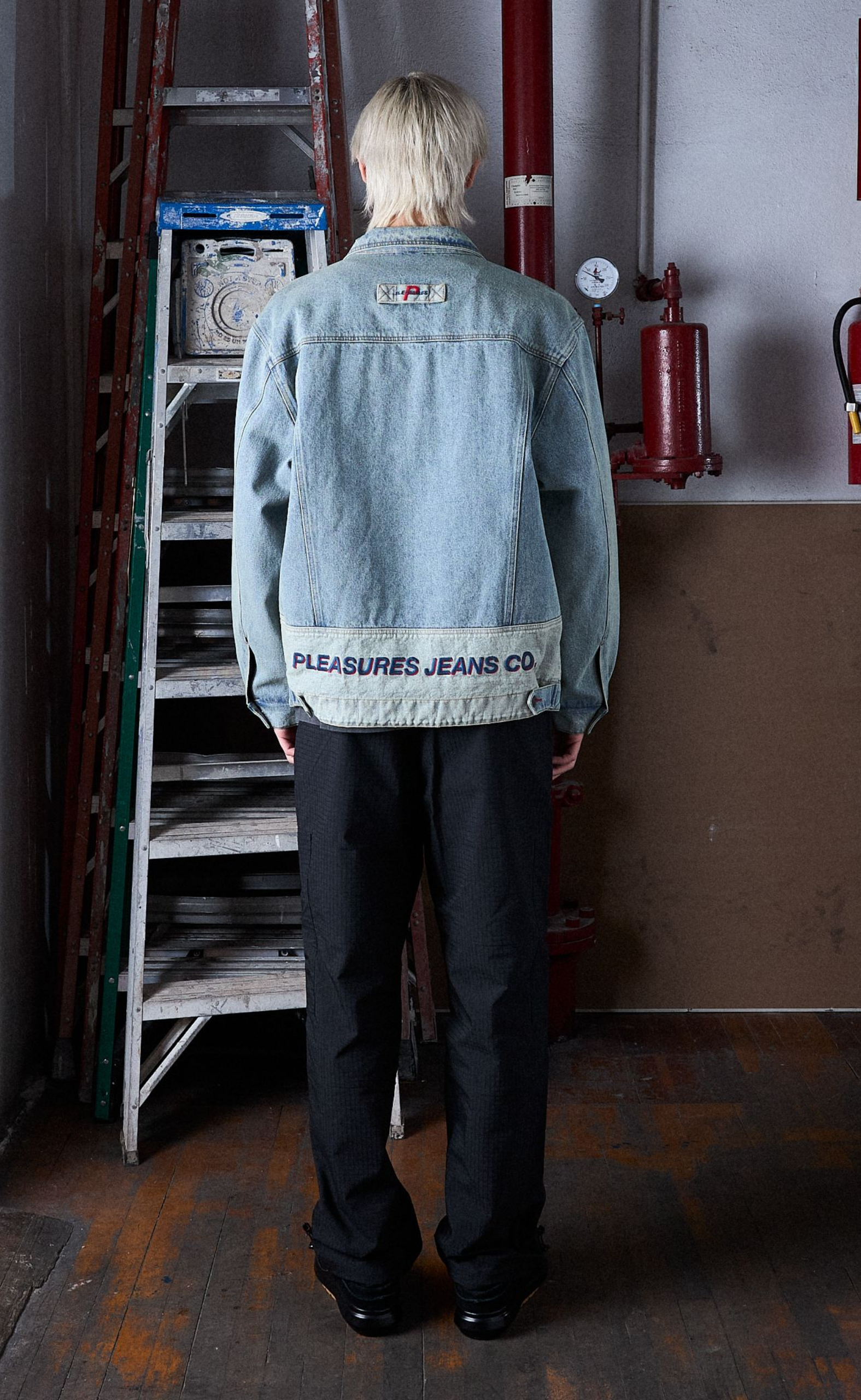 PARK INSULATED DENIM INDIGO JACKET
