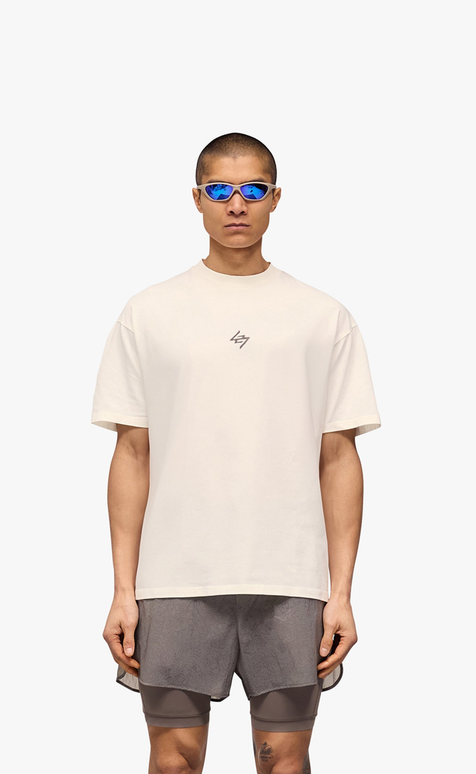 247 MOTION FLAT WHITE T-SHIRT