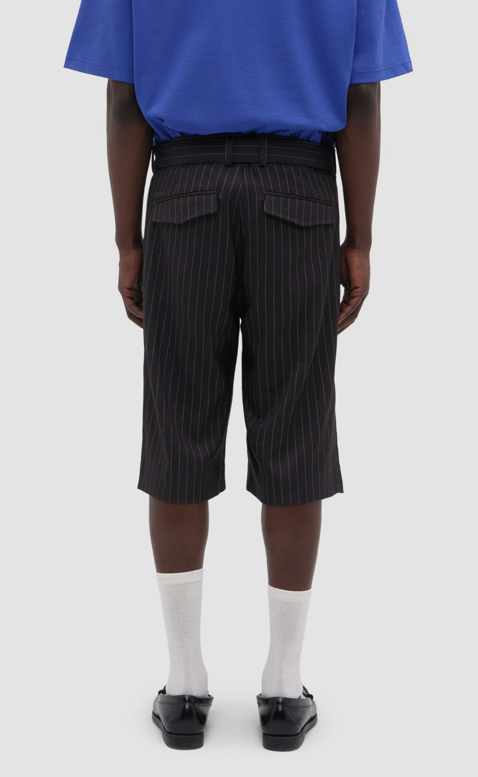 DORIAN GRAY PINSTRIPE SHORTS