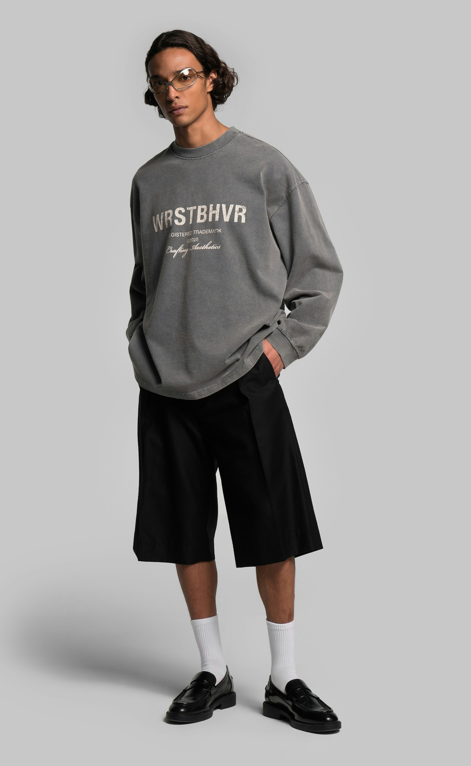 MECK GRAY VINTAGE LONGSLEEVE