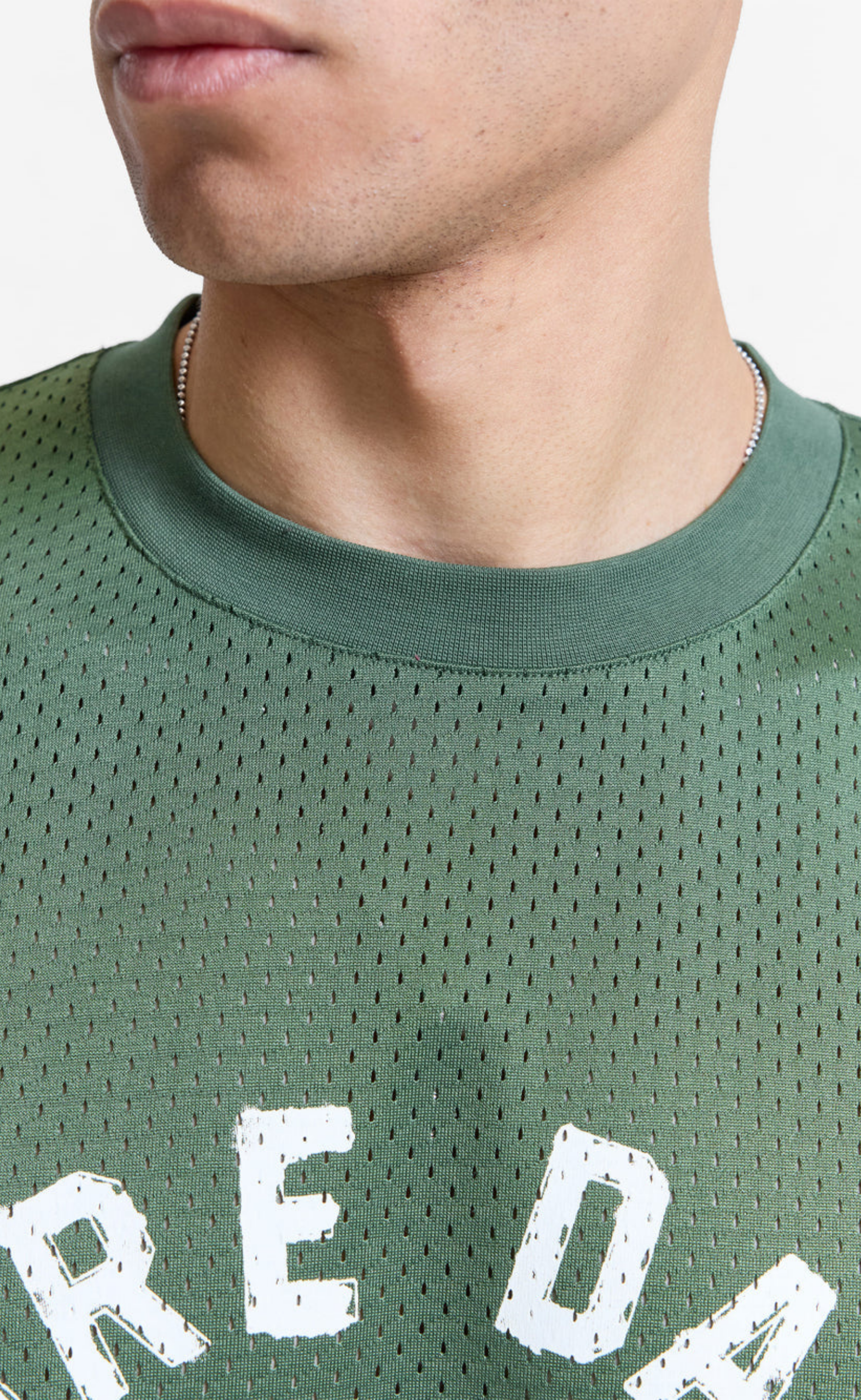 NOTRE DAME MESH GREEN T-SHIRT