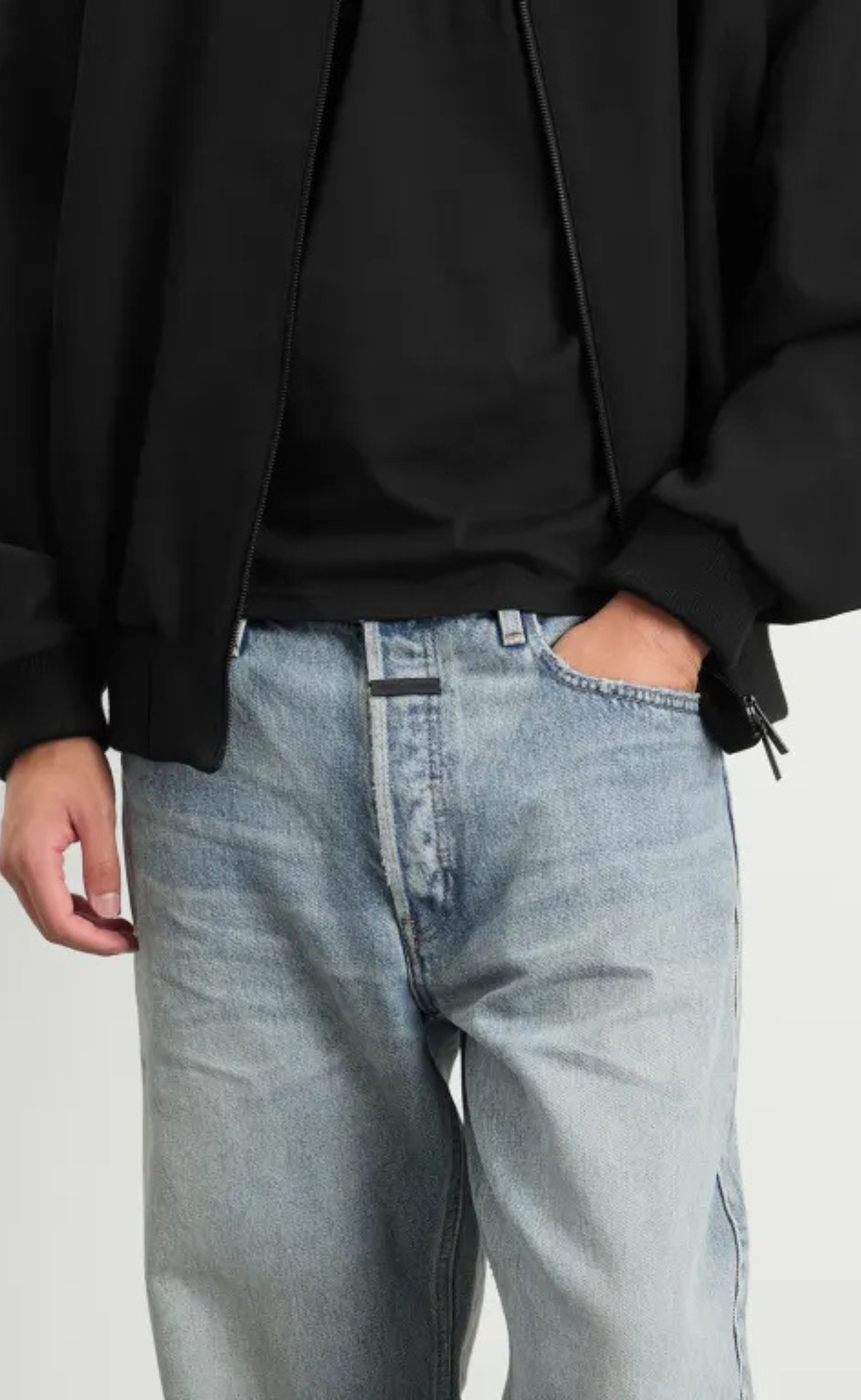 CLASSIC 5 POCKET LIGHT INDIGO JEANS