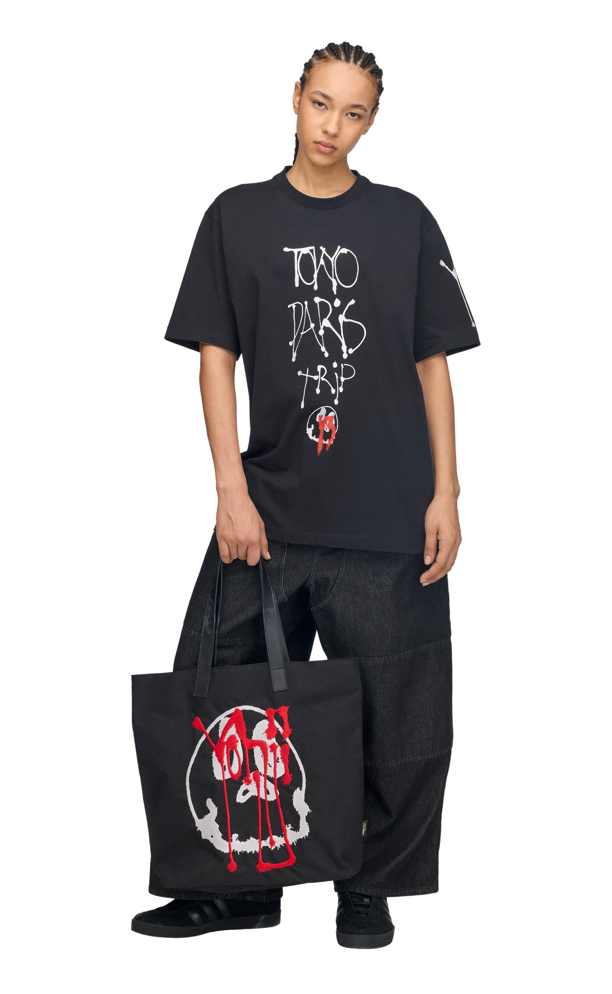 Y-3 CHITO CITY GRAPHIC BLACK T-SHIRT