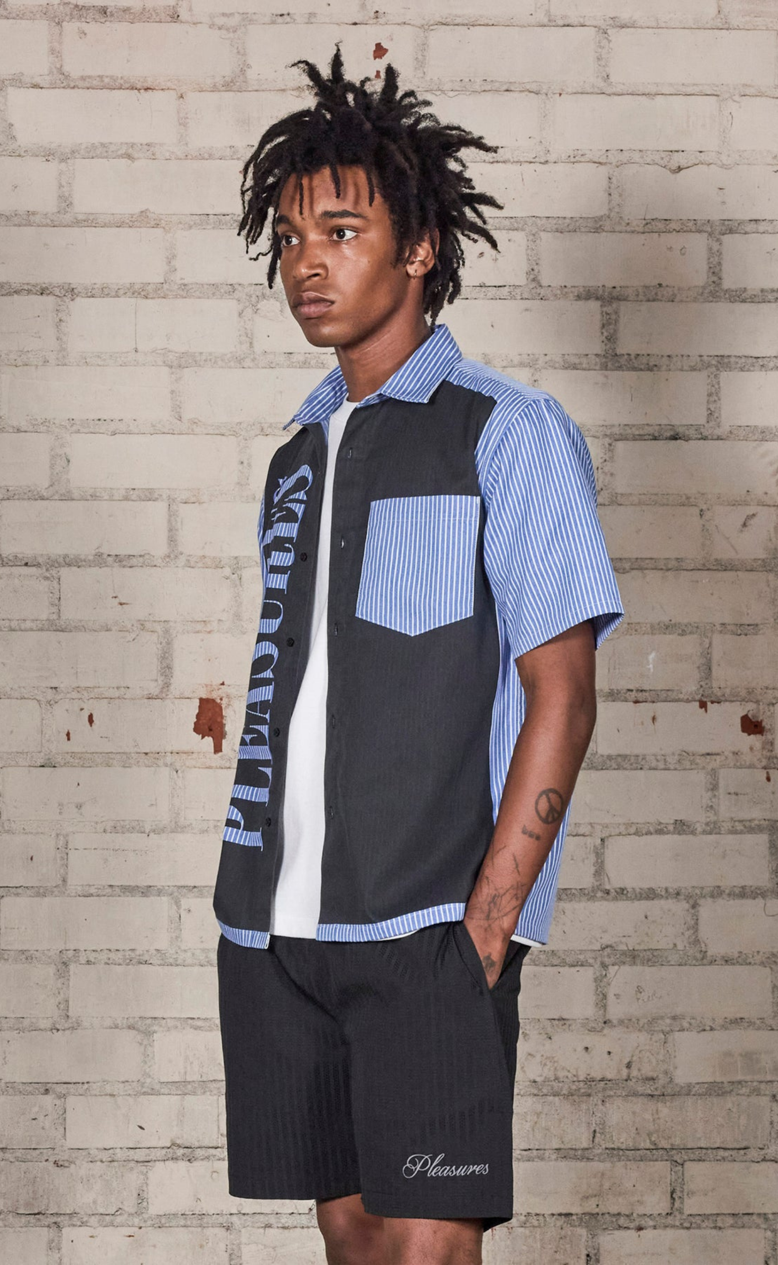 ONYX BUTTON UP BLUE SHIRT