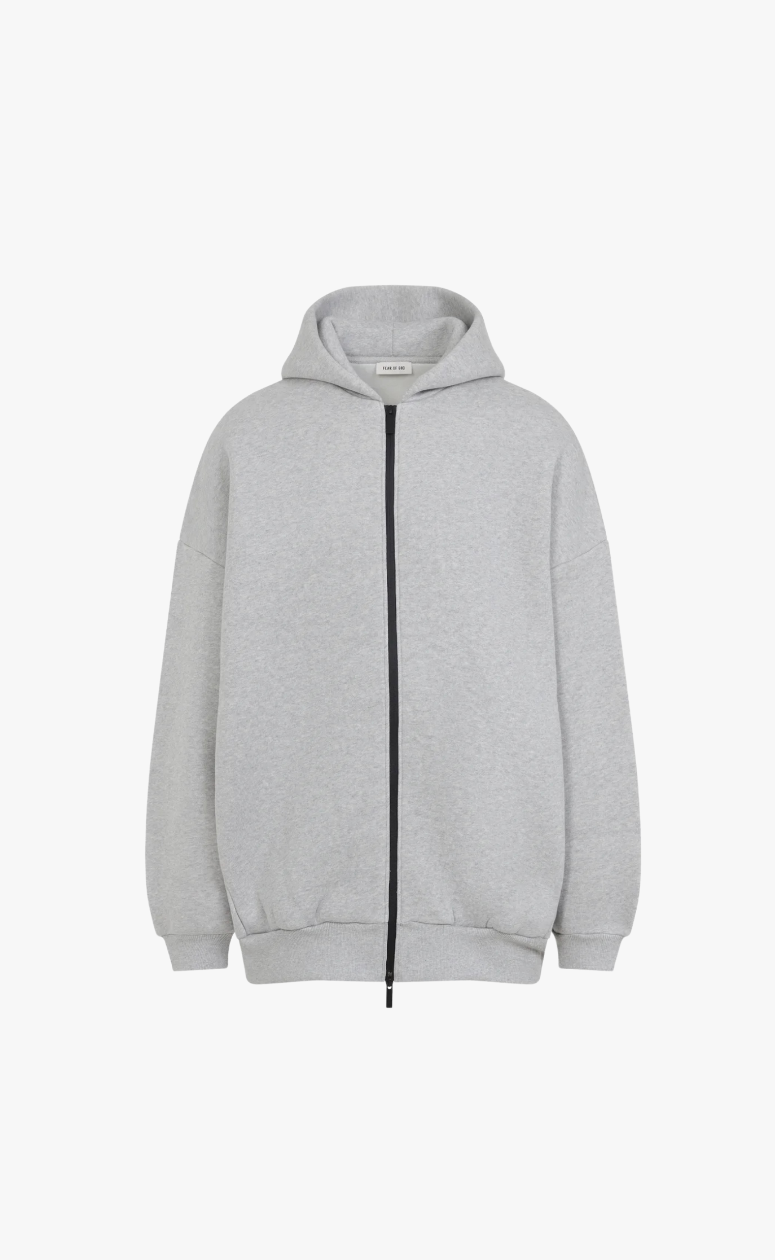 ATHLETICS ZIP UP MELANGE GREY HOODIE