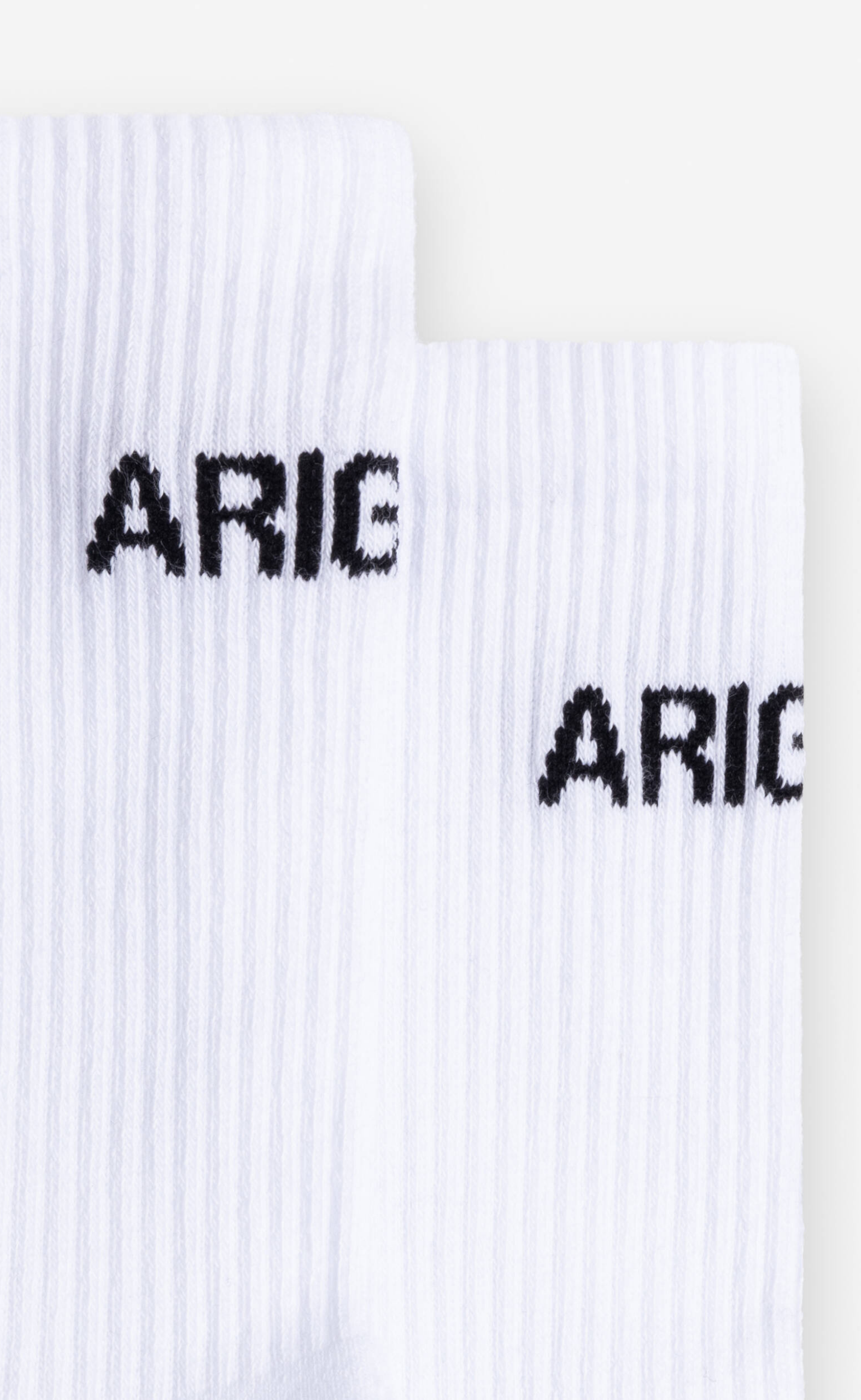 ARIGATO LOGO TUBE WHITE SOCKS