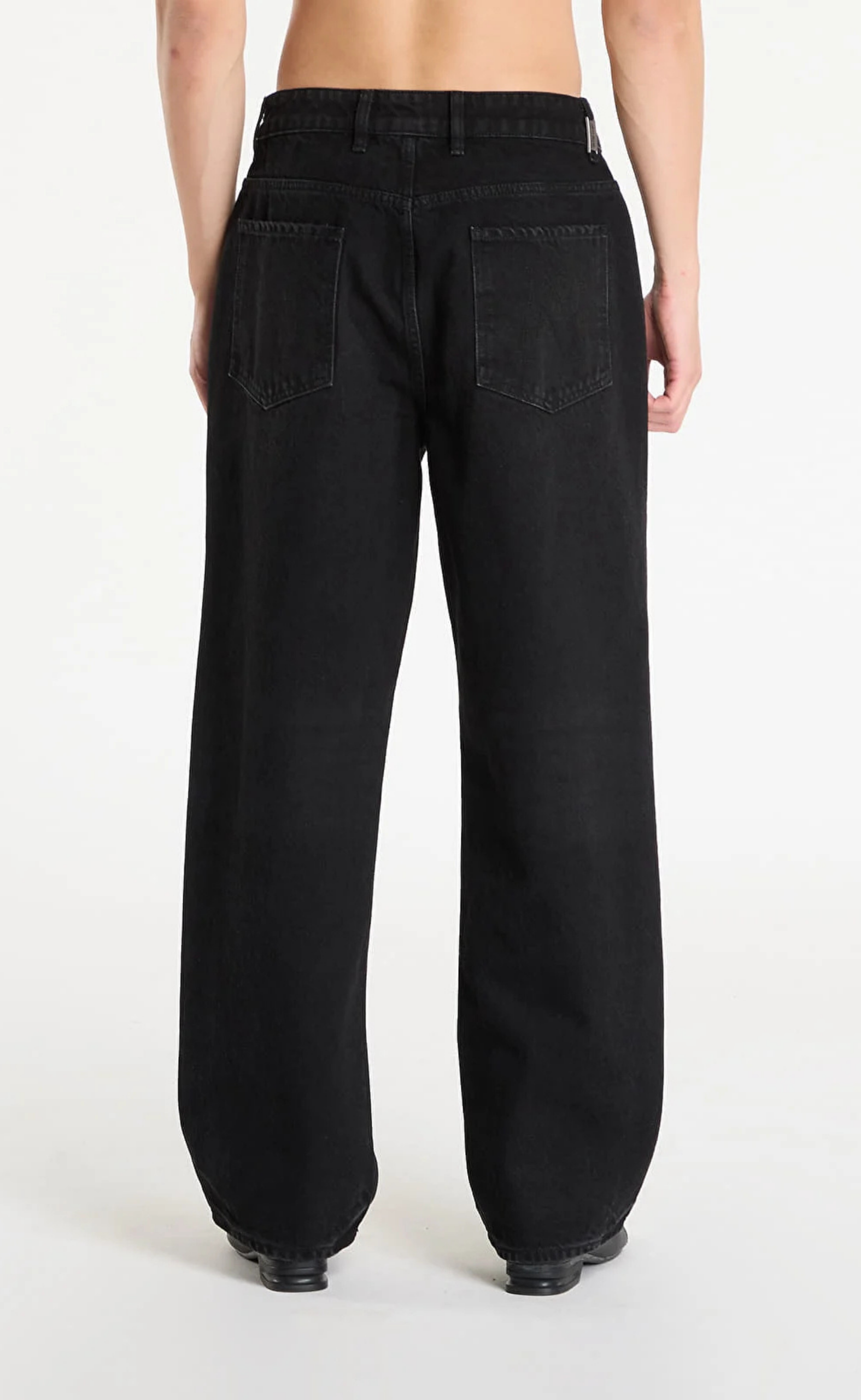 R3 BAGGY DENIM BLACK JEANS