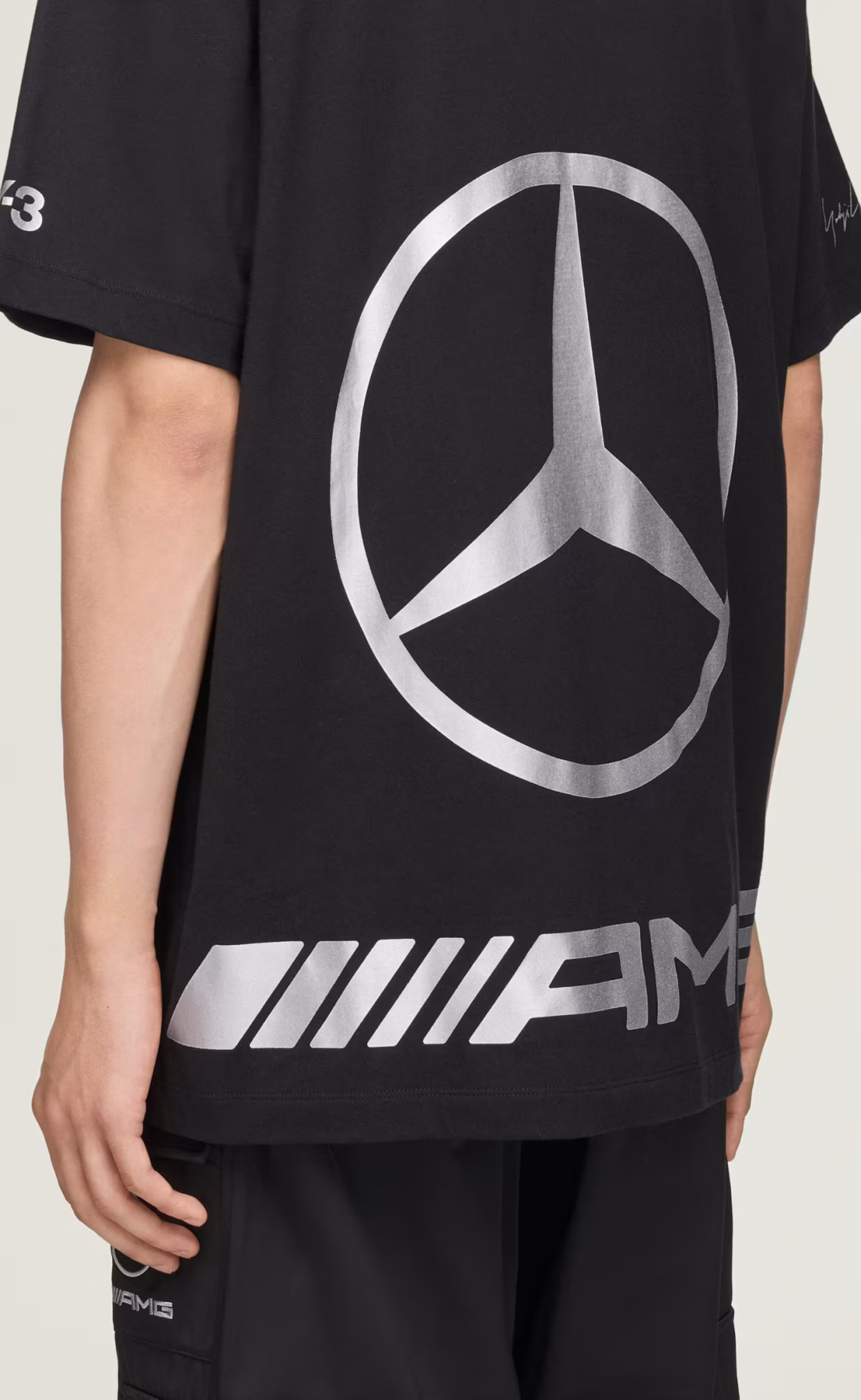 F1 MERCEDES STAR BLACK T-SHIRT