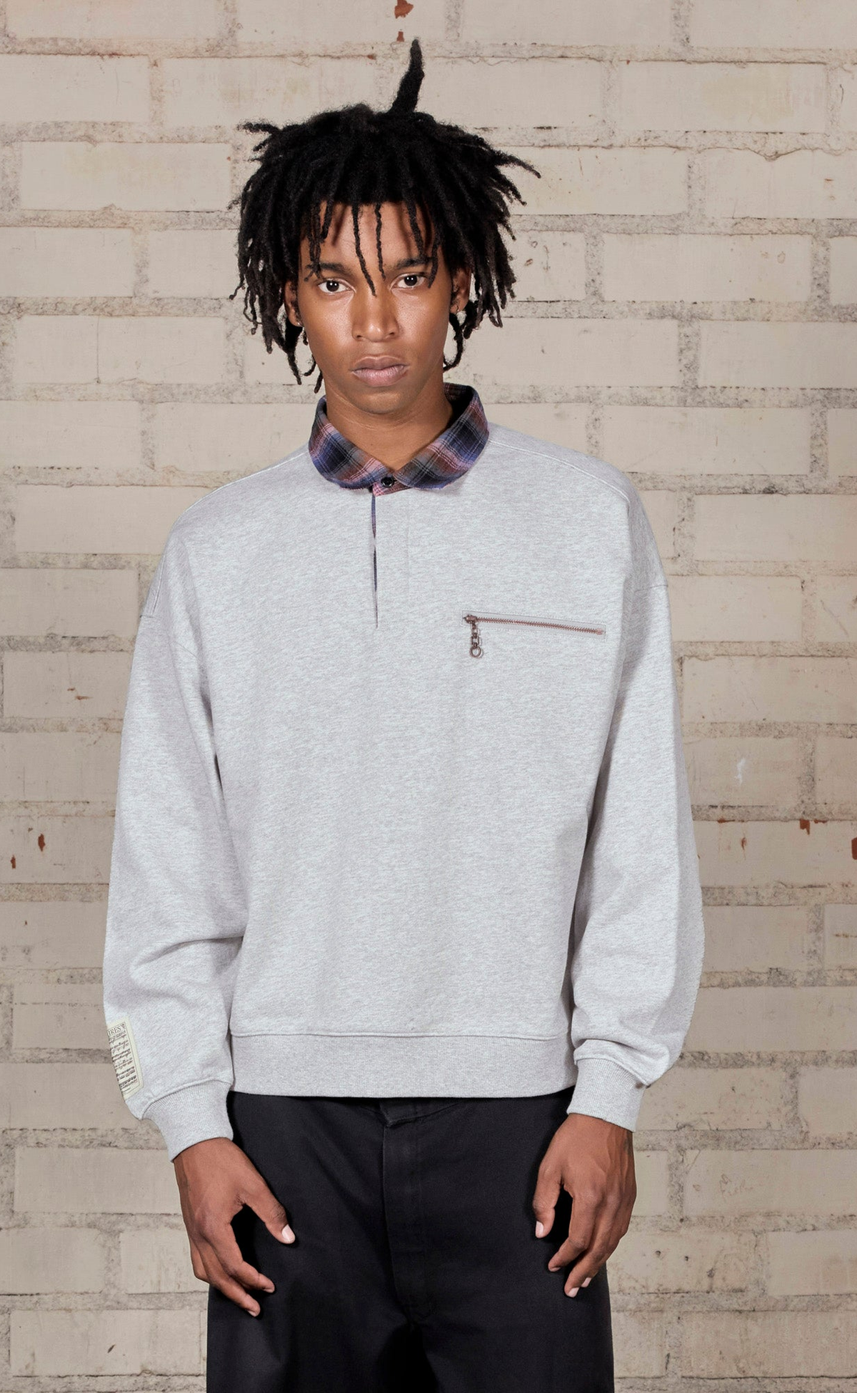 TOWN POLO GREY SWEATSHIRT
