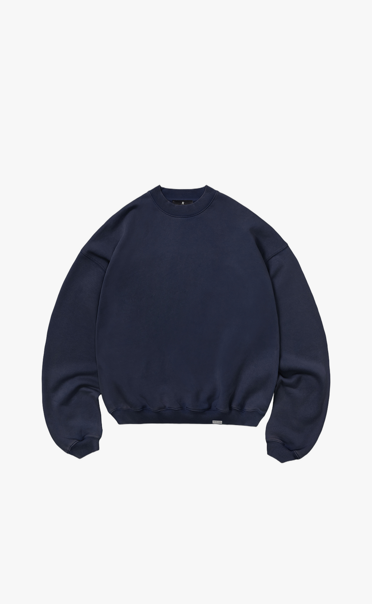 INITIAL BOXY MIDNIGHT NAVY CREWNECK