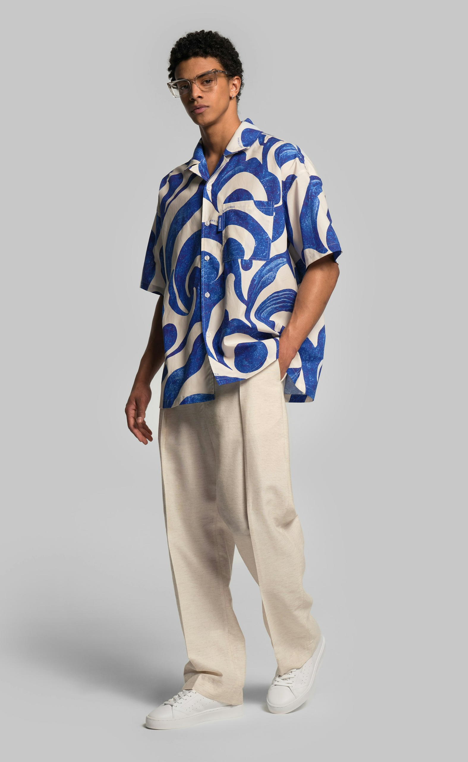 DOWEY RESORT BLUE POTTERY SHIRT