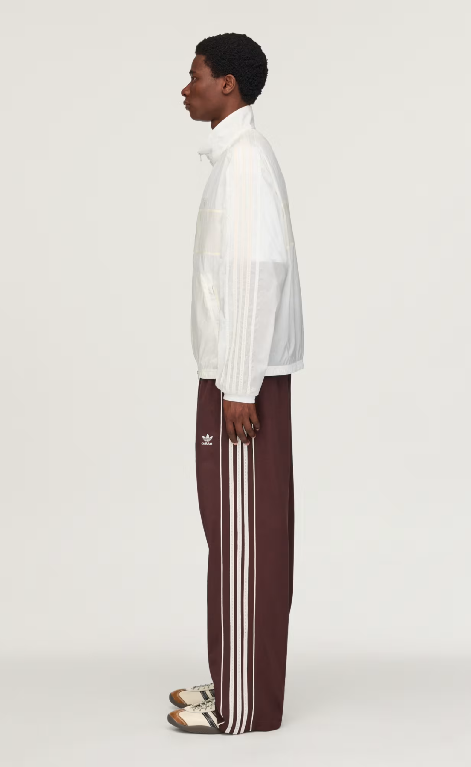 WB CHALK WHITE TRACK JACKET