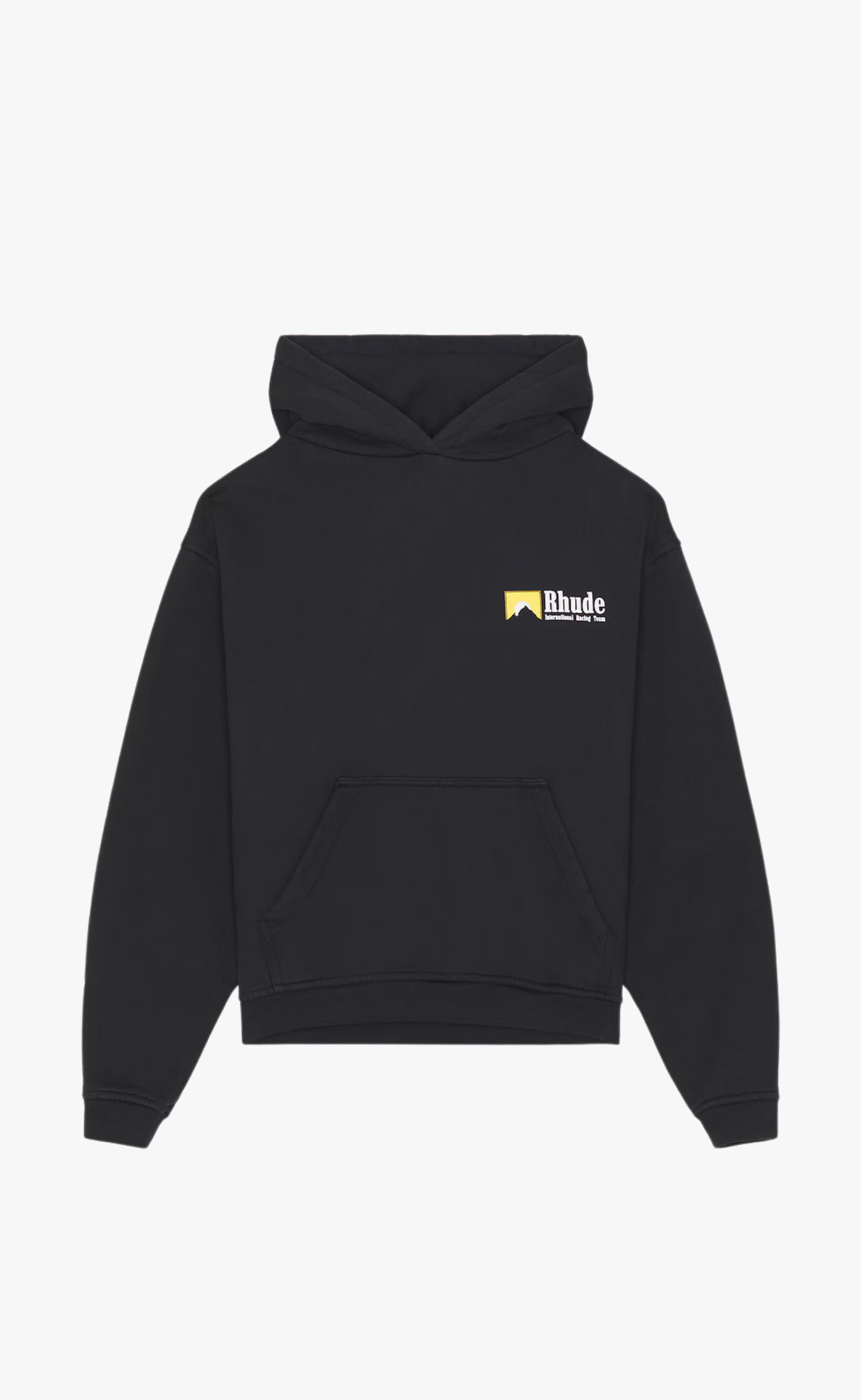 INTERNATIONAL RACING LOGO VINTAGE BLACK HOODIE