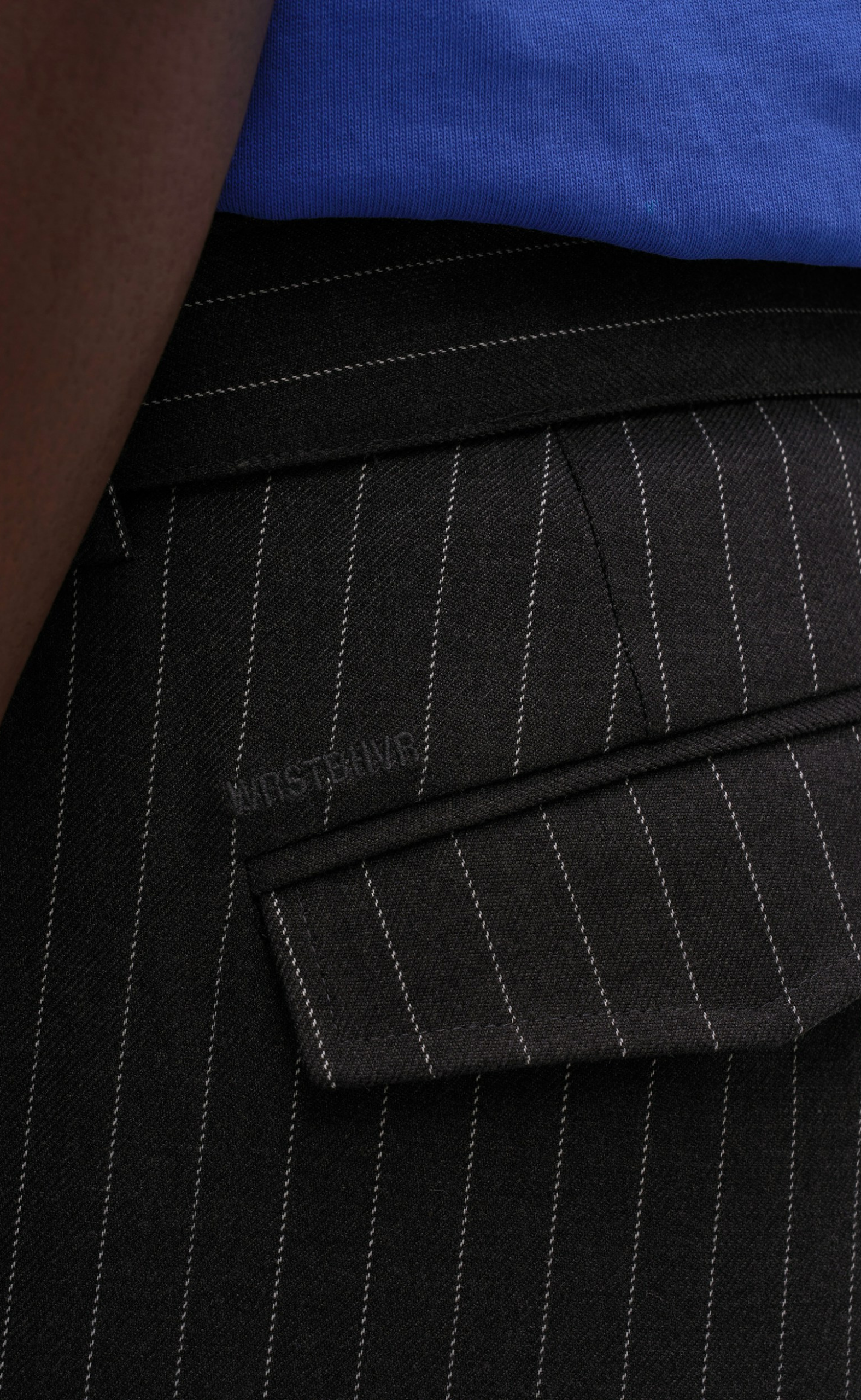 DORIAN GRAY PINSTRIPE SHORTS