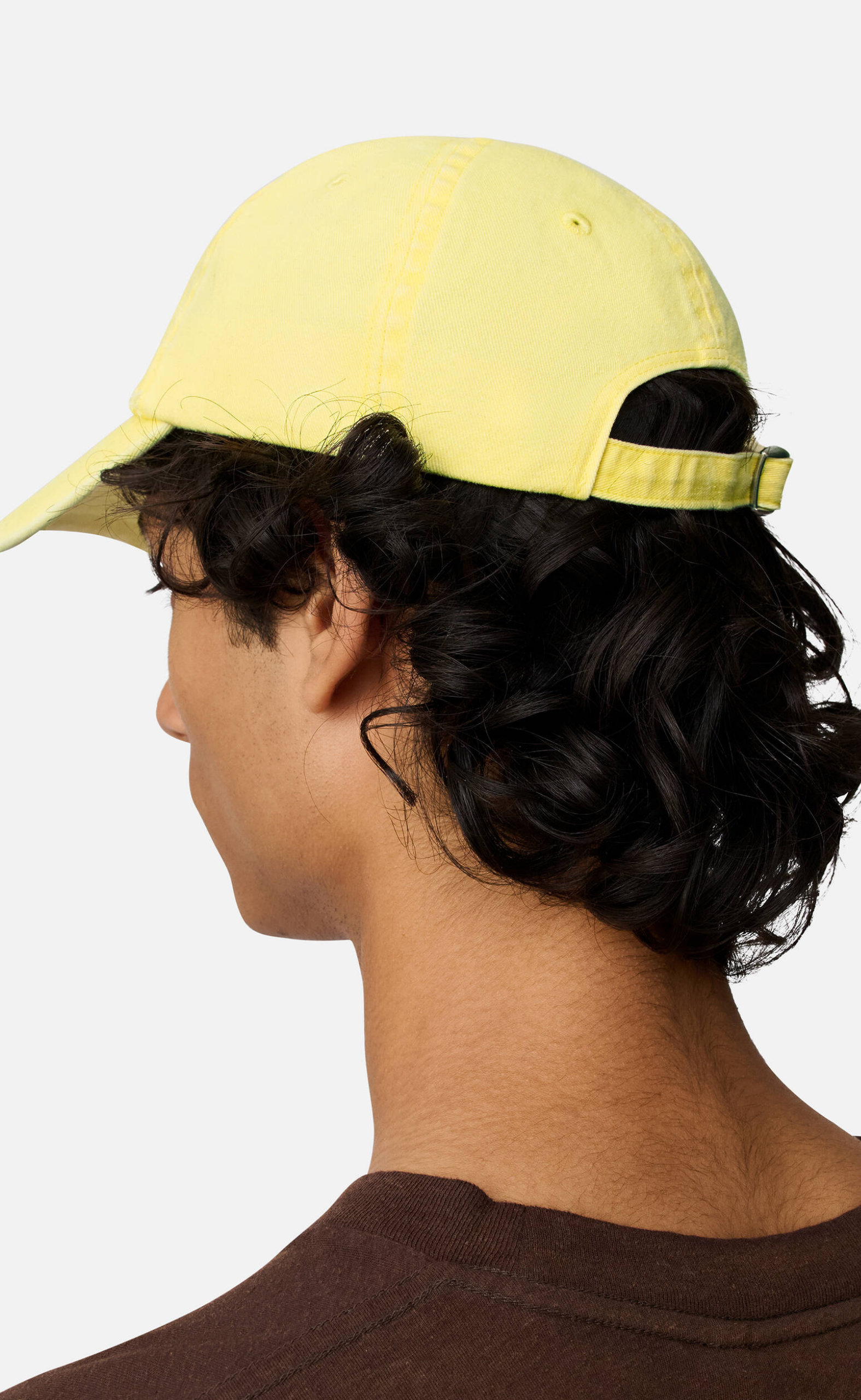 FLORAL WASHED YELLOW HAT