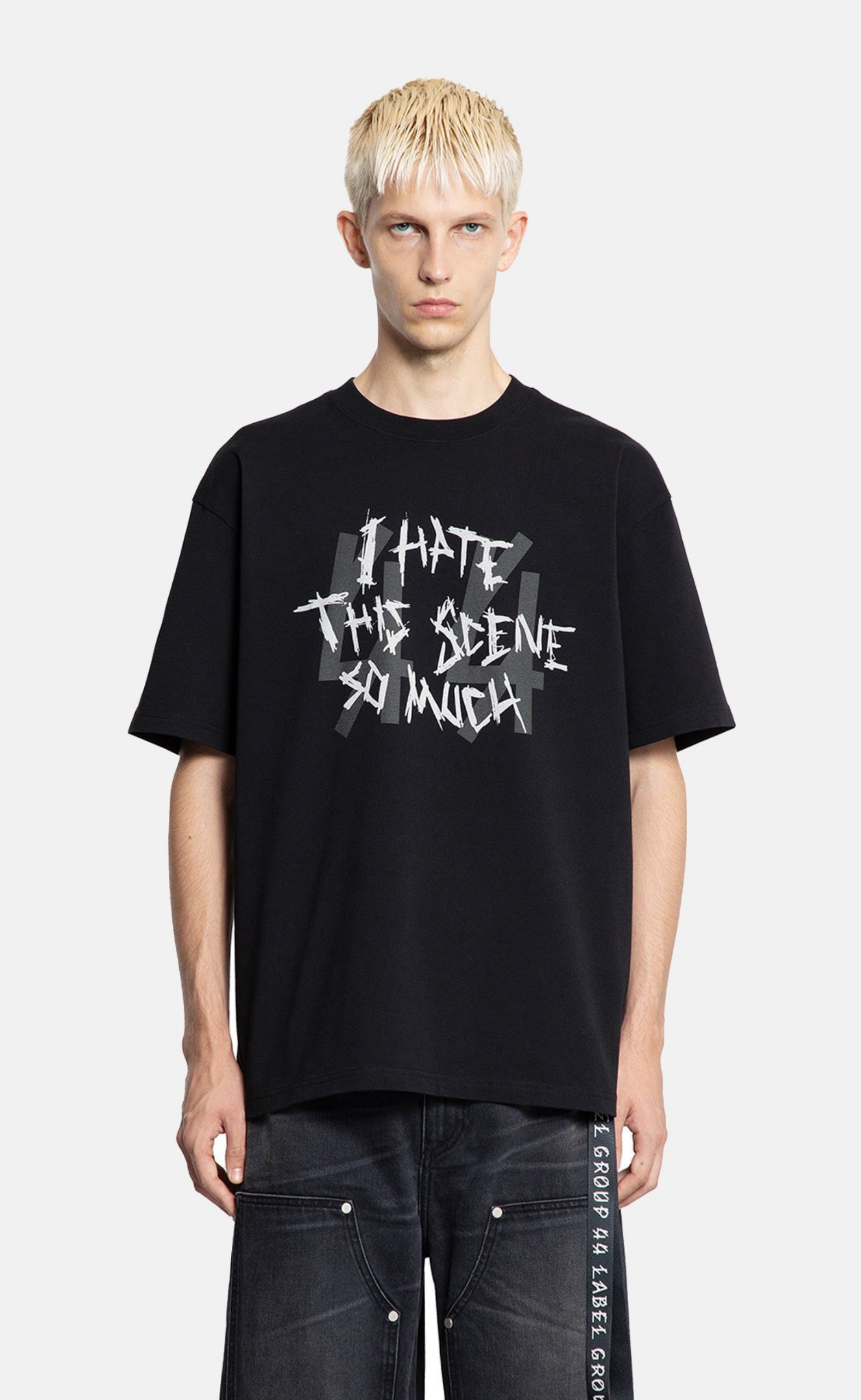 SCENE BLACK T-SHIRT