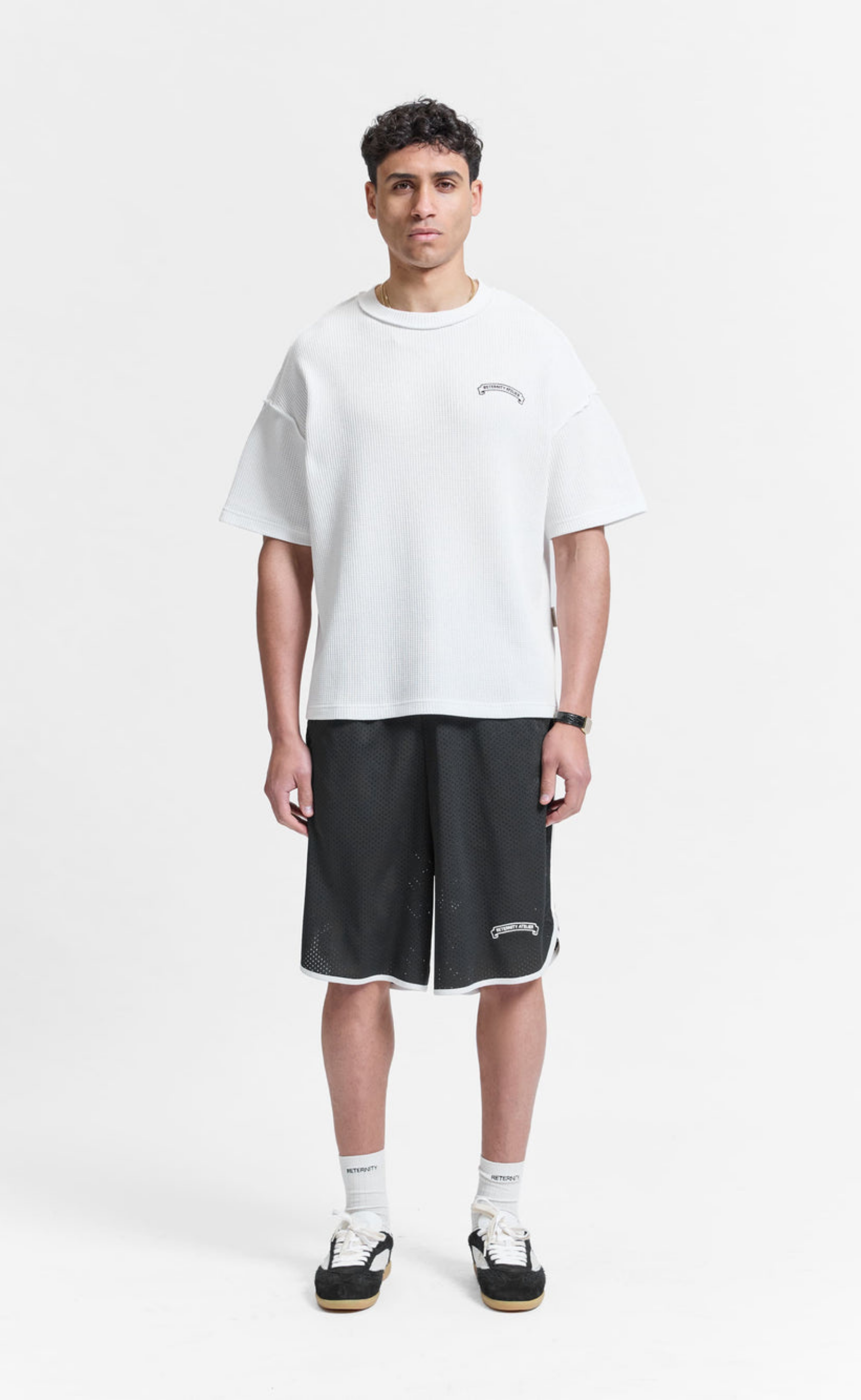BAND OF PROCESS MESH BLACK SHORTS
