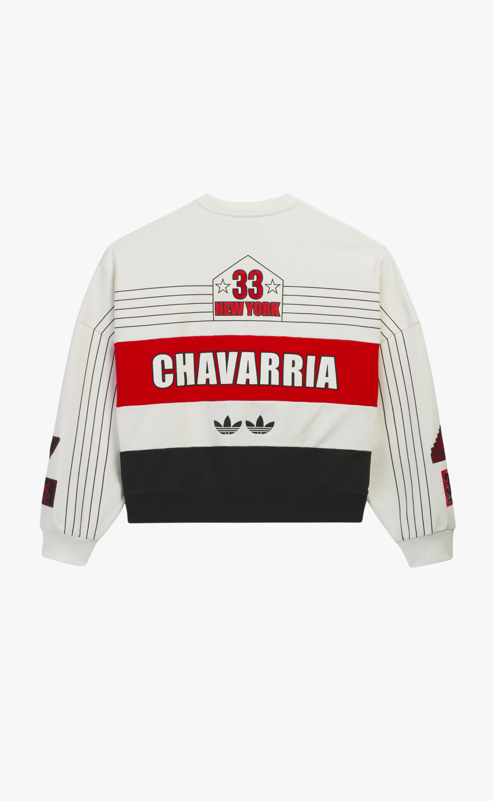WC NY WHITE CREWNECK