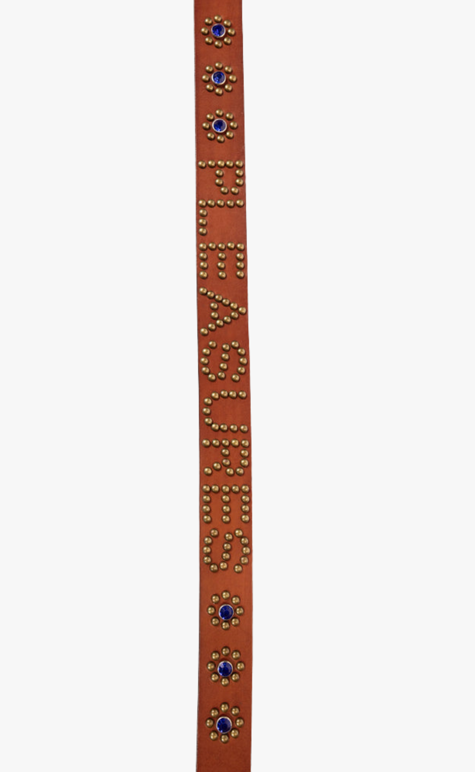 STUDDED BROWN BELT