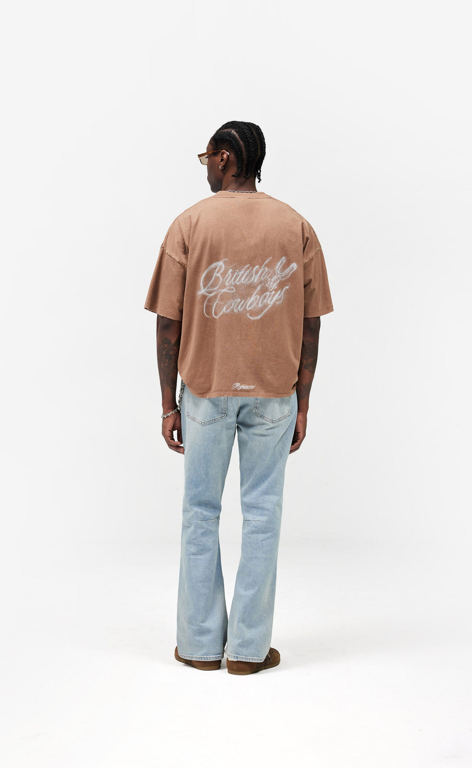 BRITISH COWBOYS DUSTY BROWN T-SHIRT