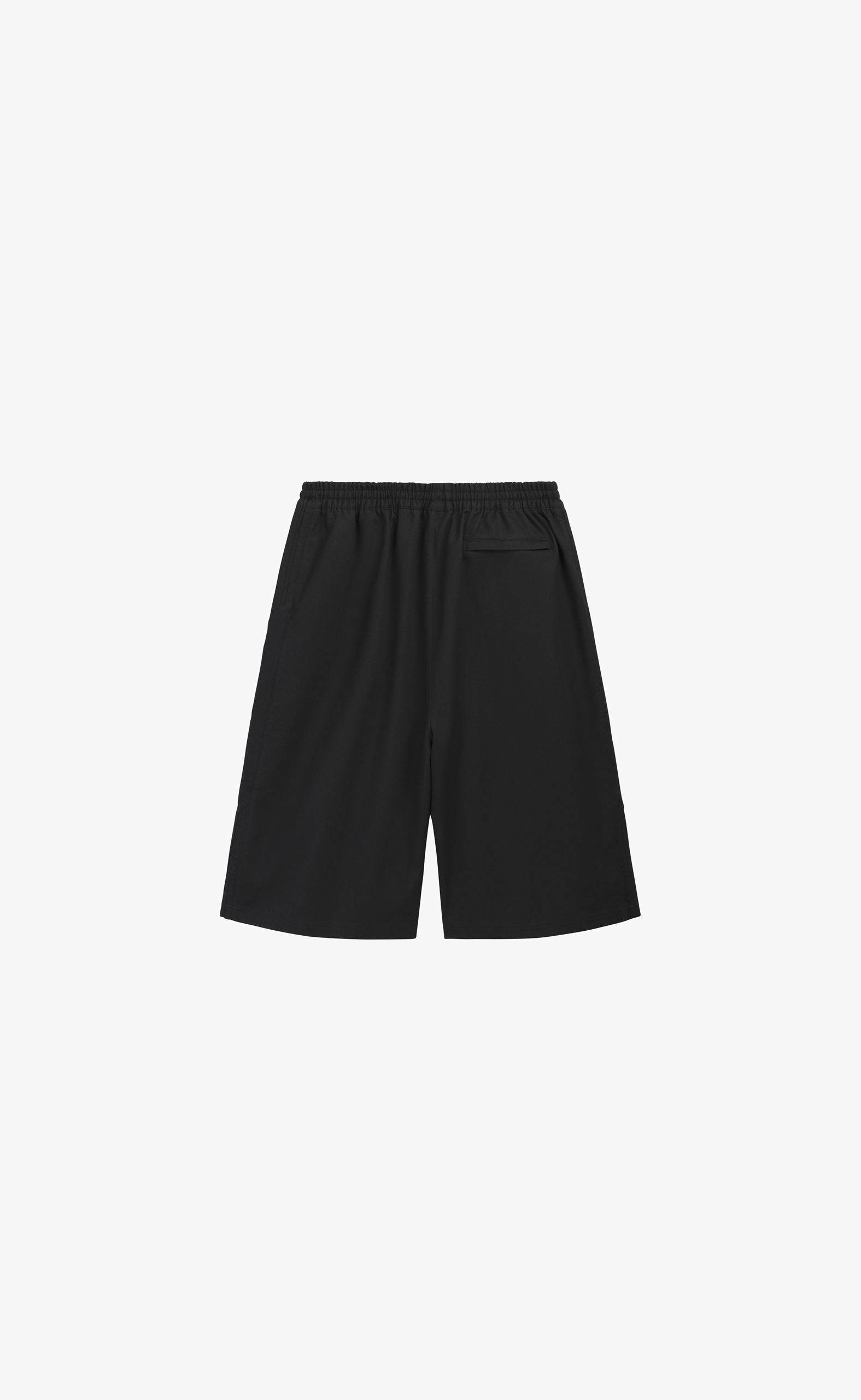 CHAVARRIA LONG TWILL BLACK SHORTS