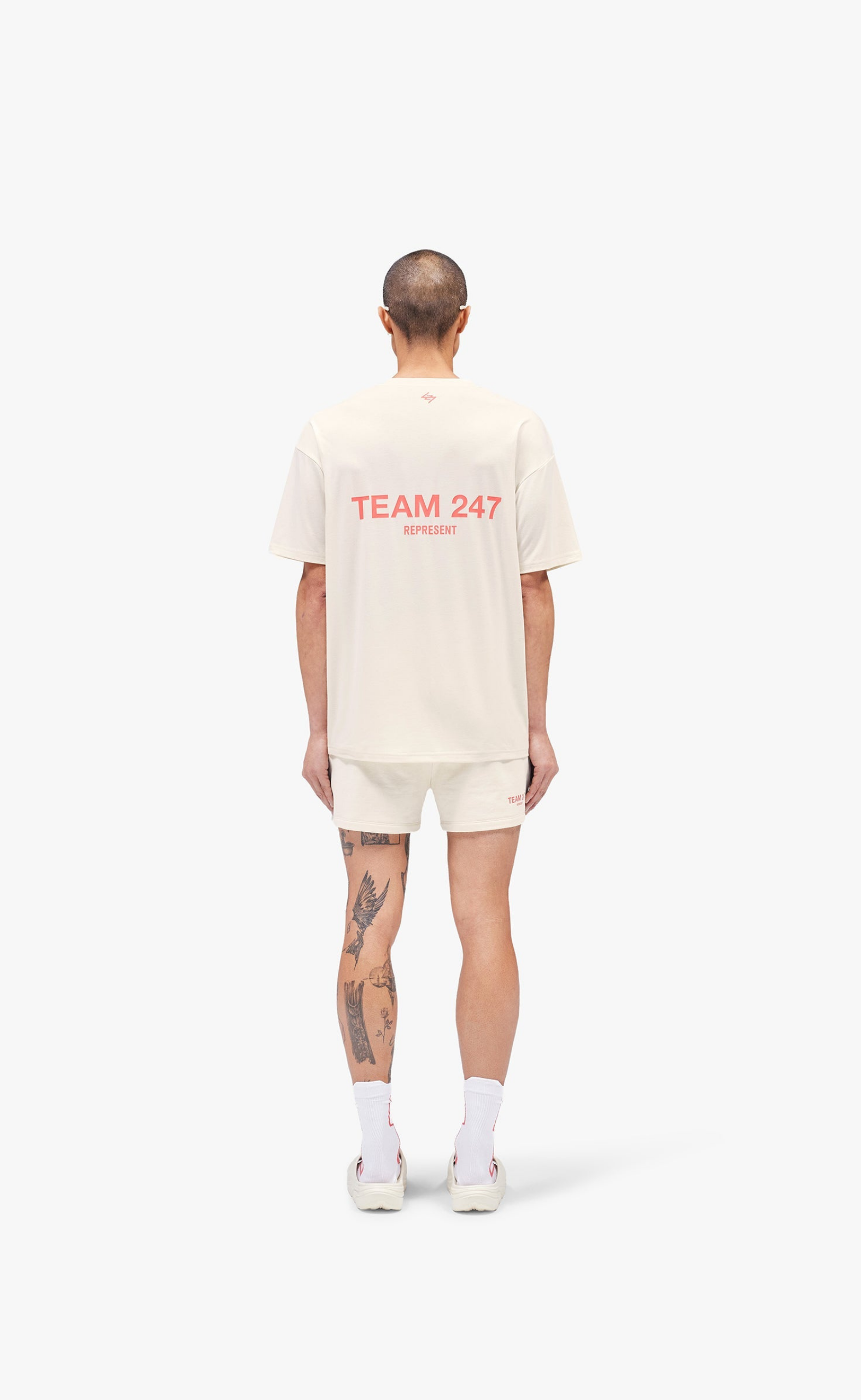 TEAM 247 OVERSIZED CREAM T-SHIRT