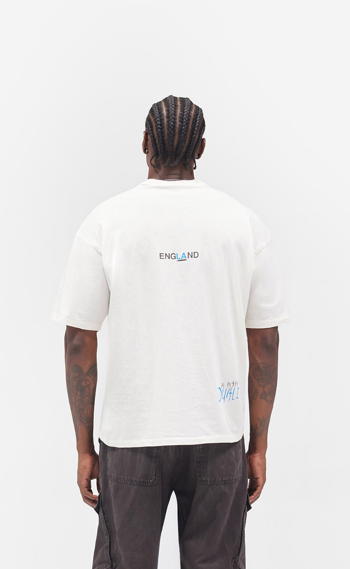 ENEMY FLAT WHITE T-SHIRT