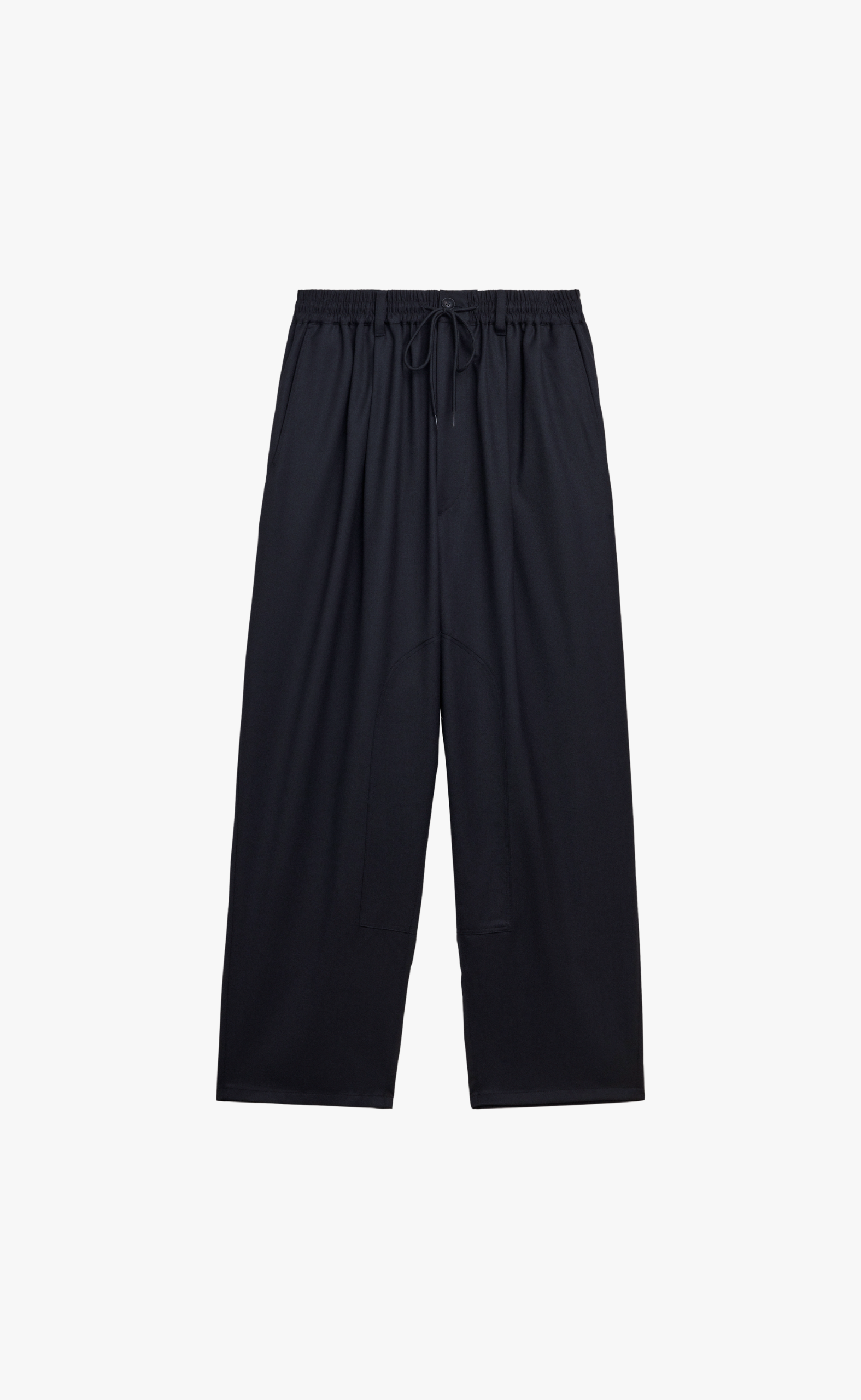 REF WOOL TP BLACK PANTS
