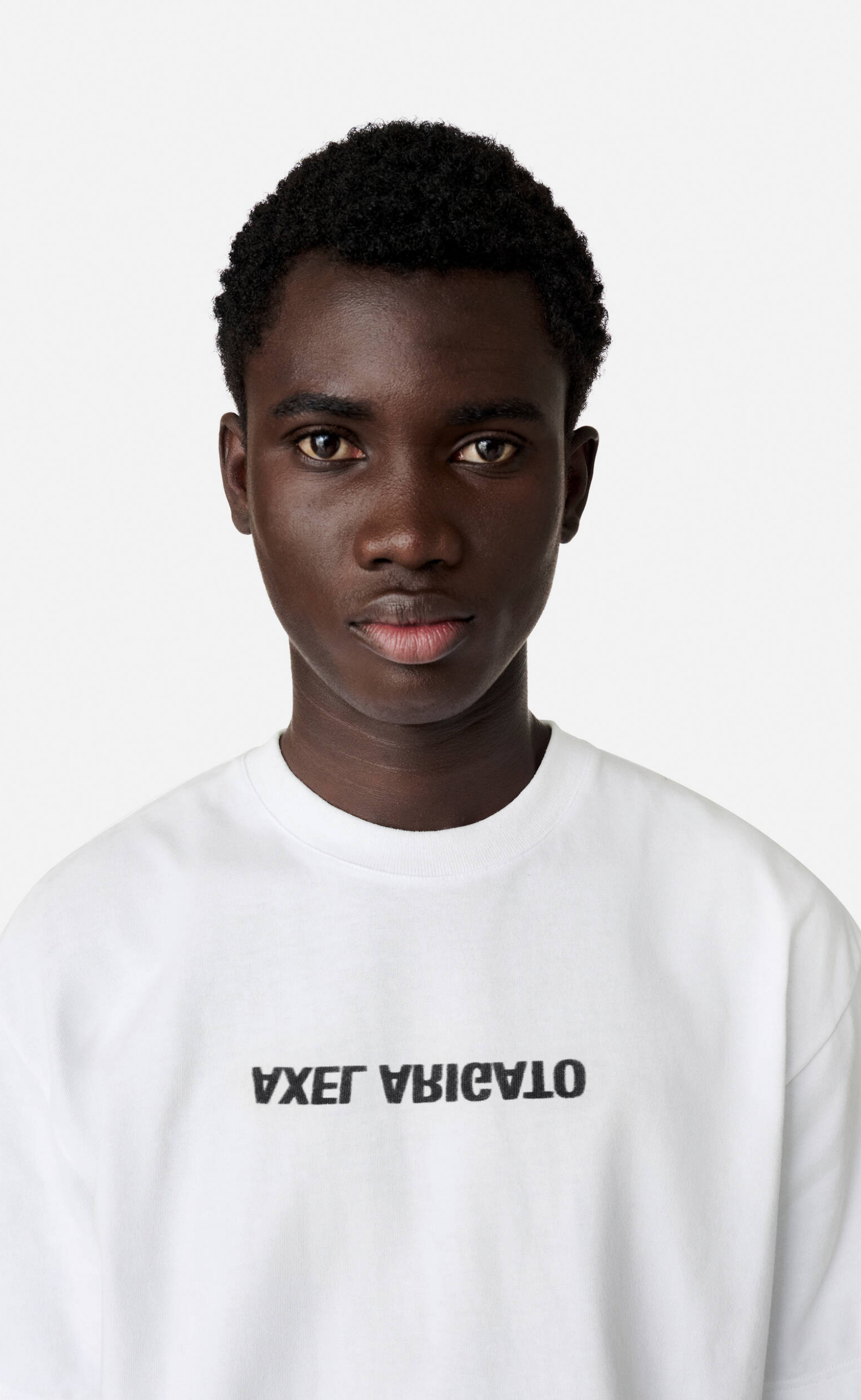 DISTORT WASHED WHITE T-SHIRT