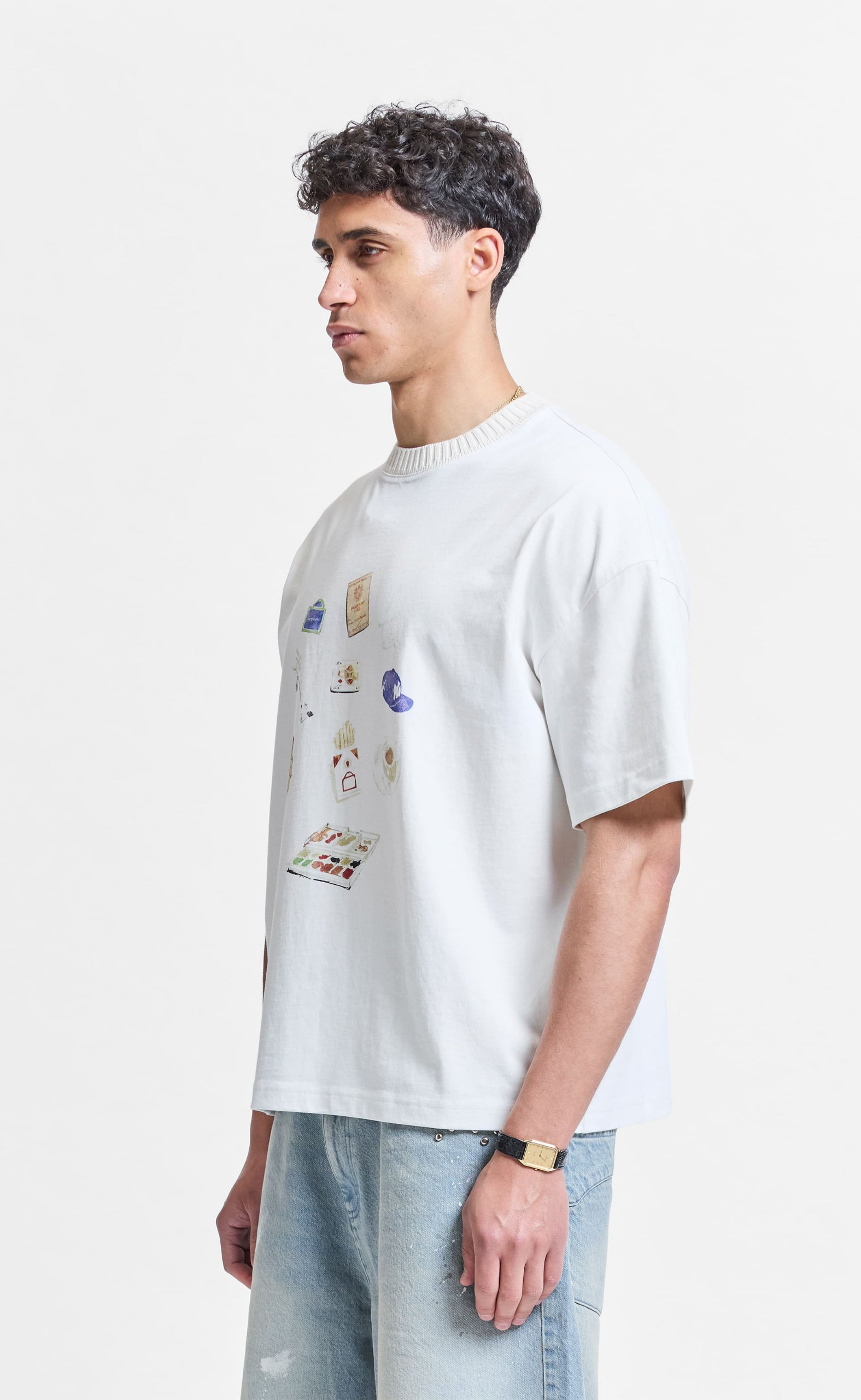 L ICONE OFF WHITE T-SHIRT