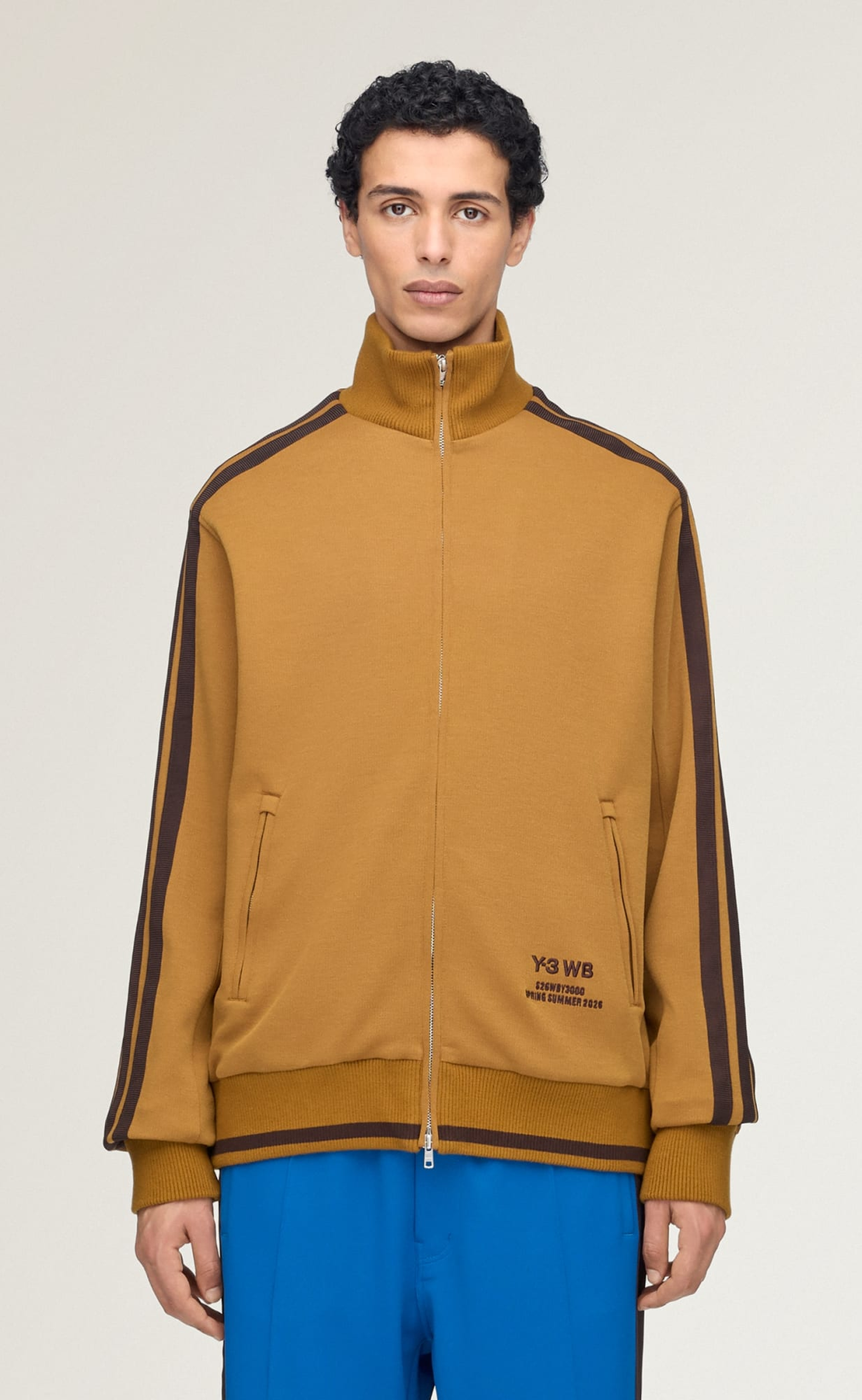 WB Y-3 TRACK TOP BRONZE STRATA HOODIE