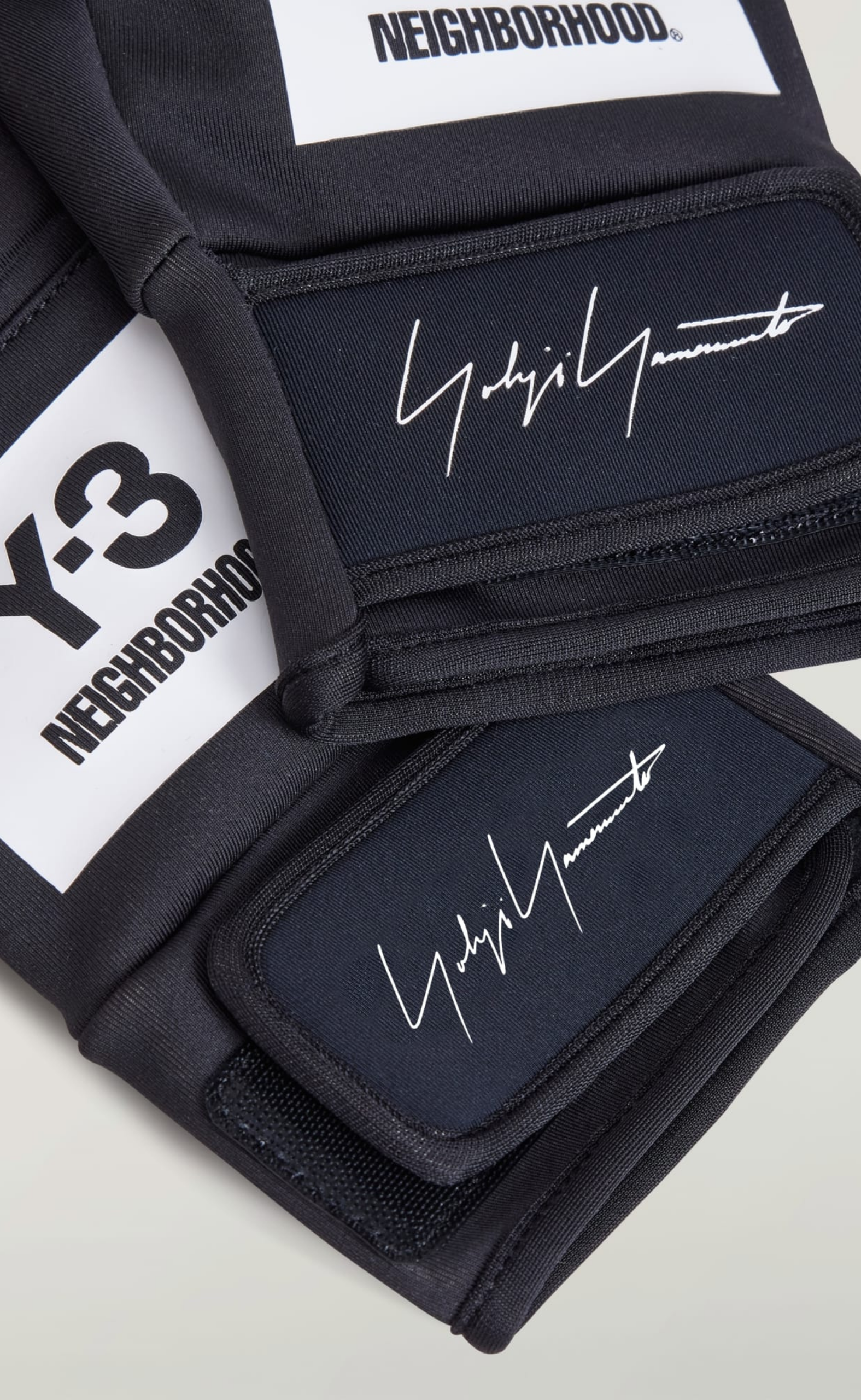 Y-3 NBHD BLACK GLOVES