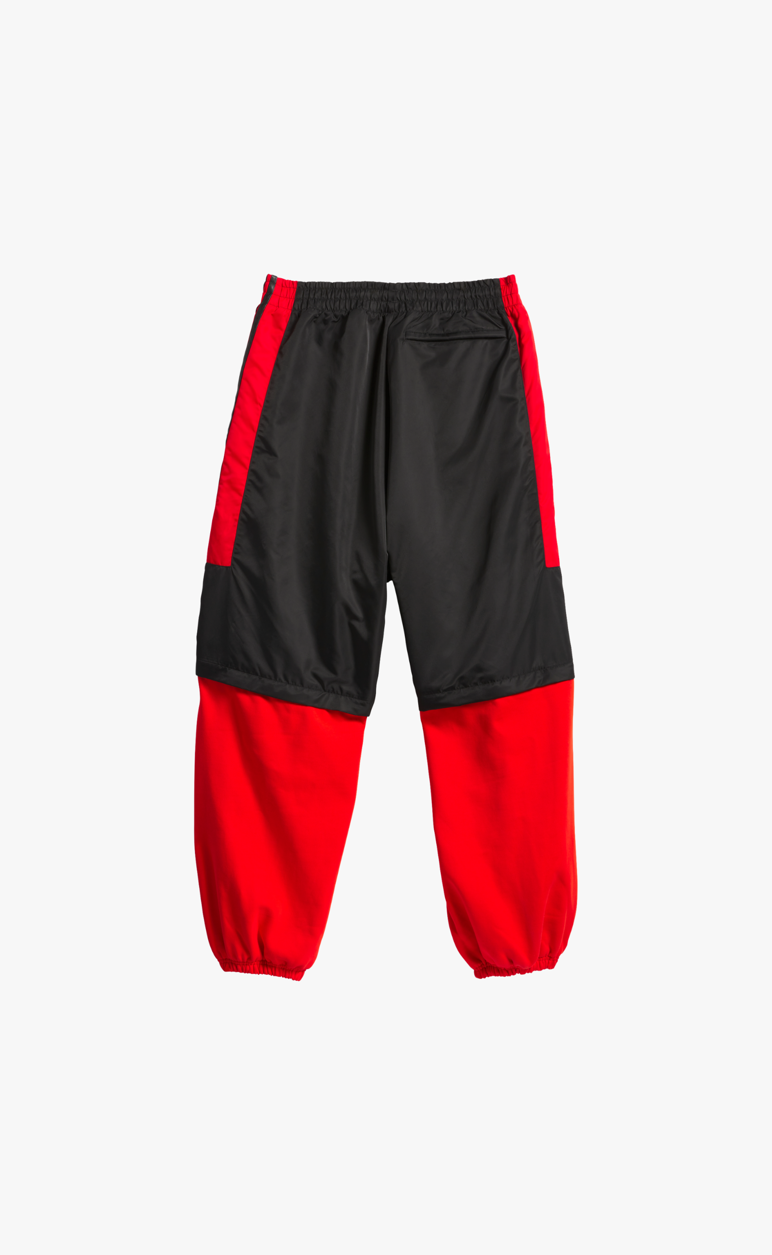 CHAVARRIA FLEECE ZIP OFF BLACK SWEATPANTS