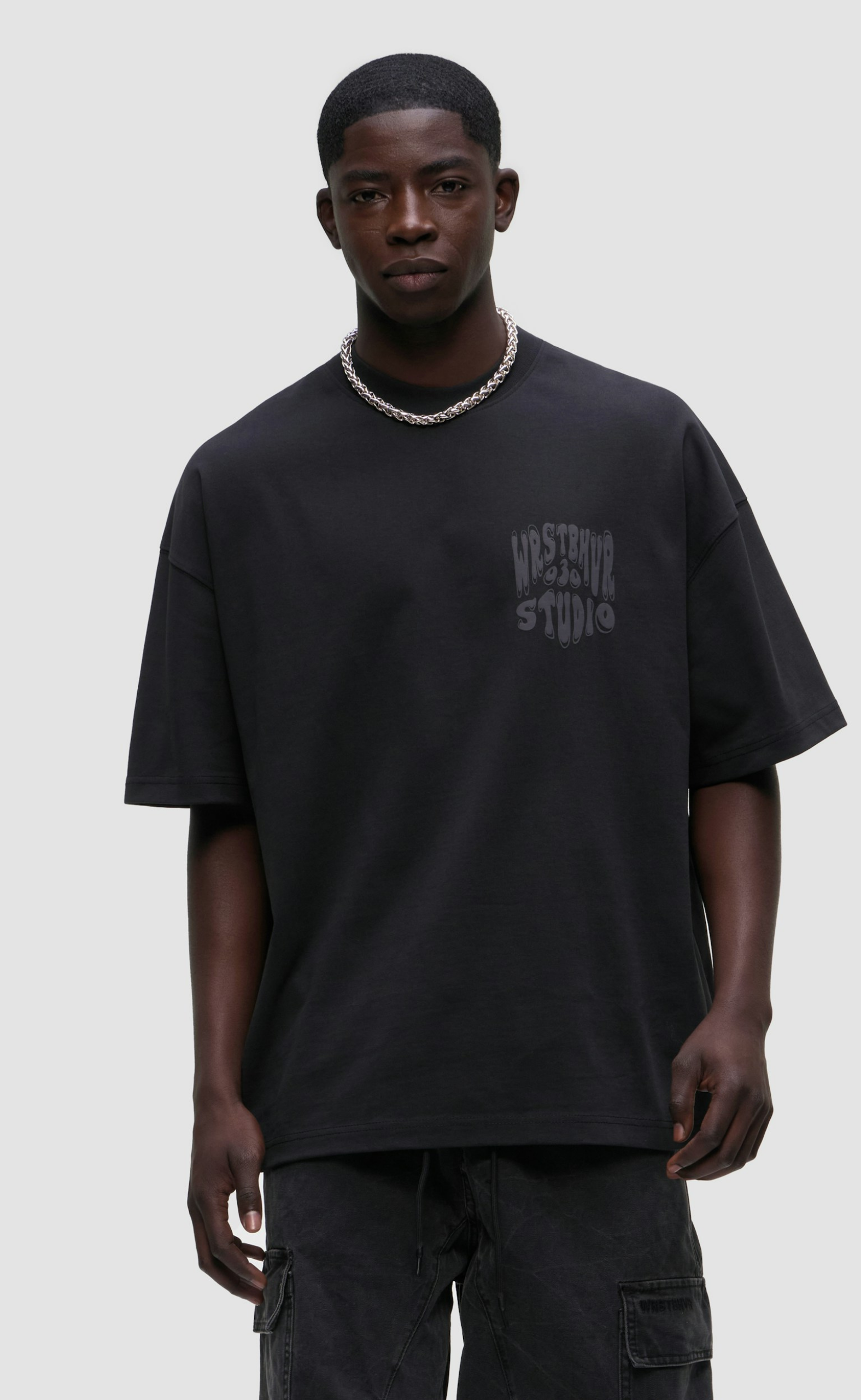 FLYNN V2 JET BLACK T-SHIRT