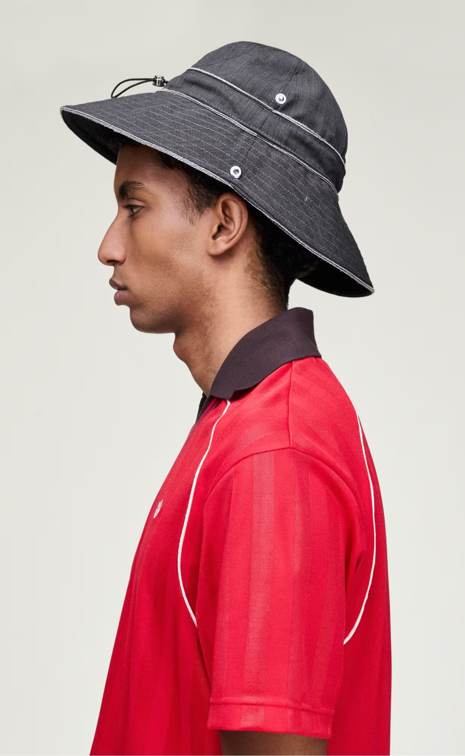 WB BUCKET DARK GREY HAT