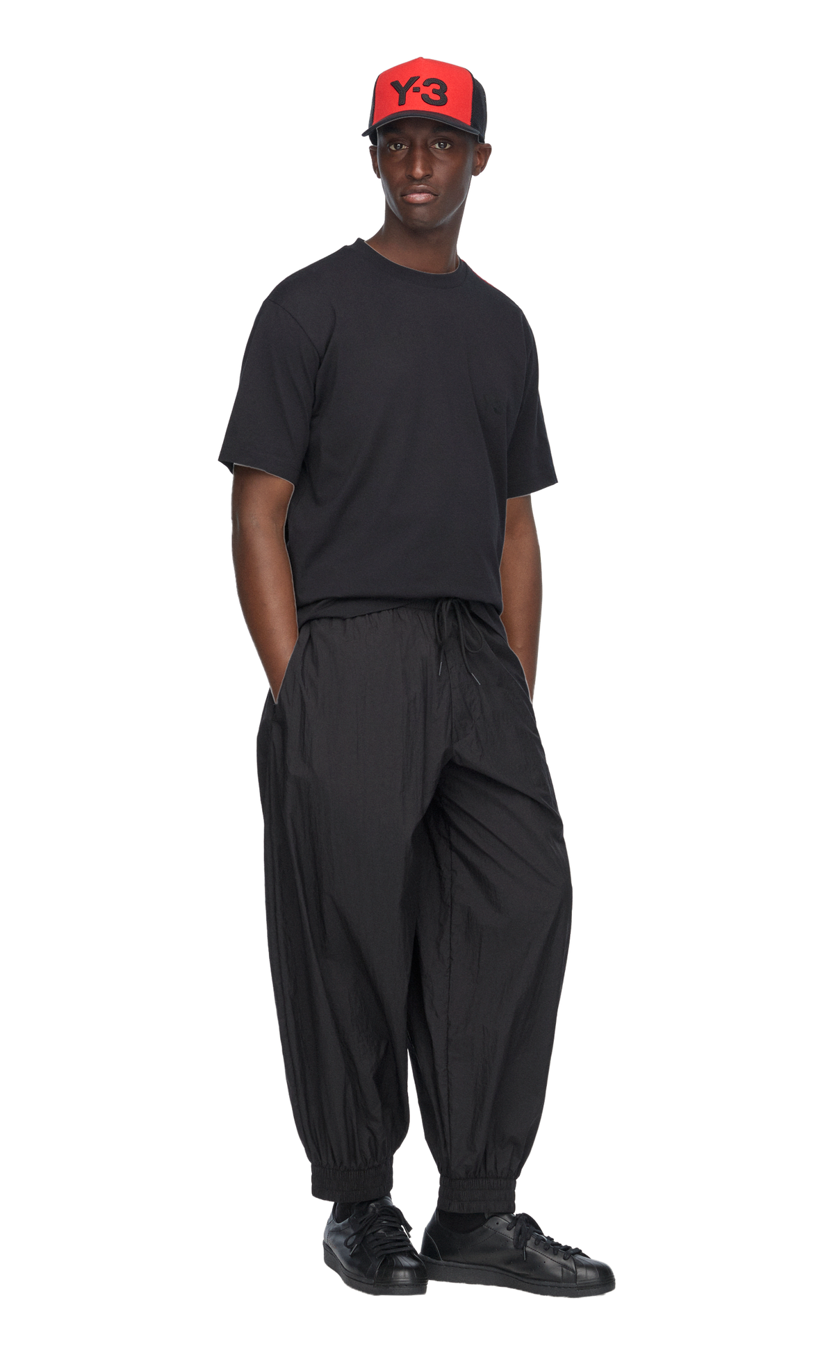 Y-3 GRADIENT STRIPES BLACK T-SHIRT