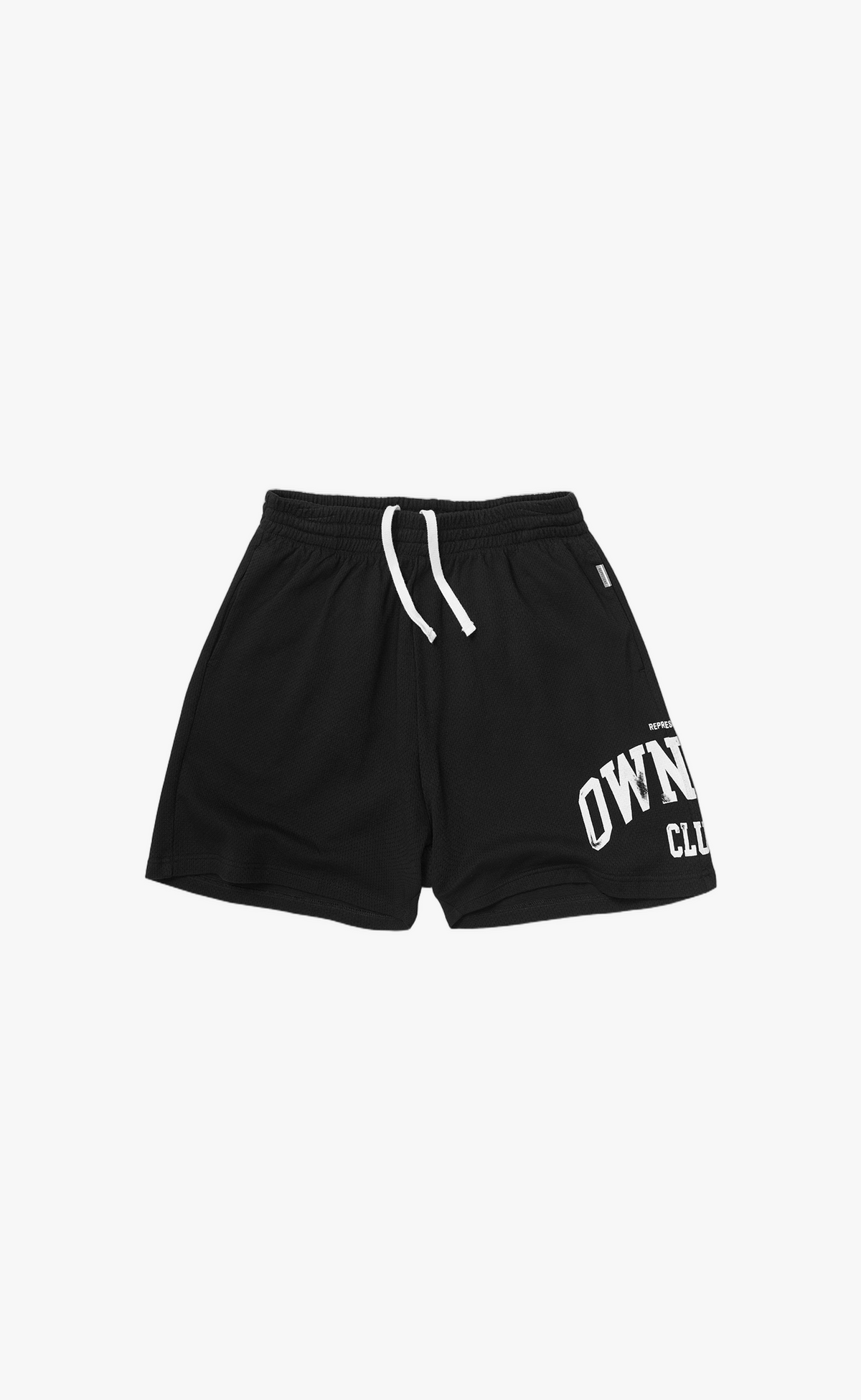 OWNERS MESH JET BLACK SHORTS