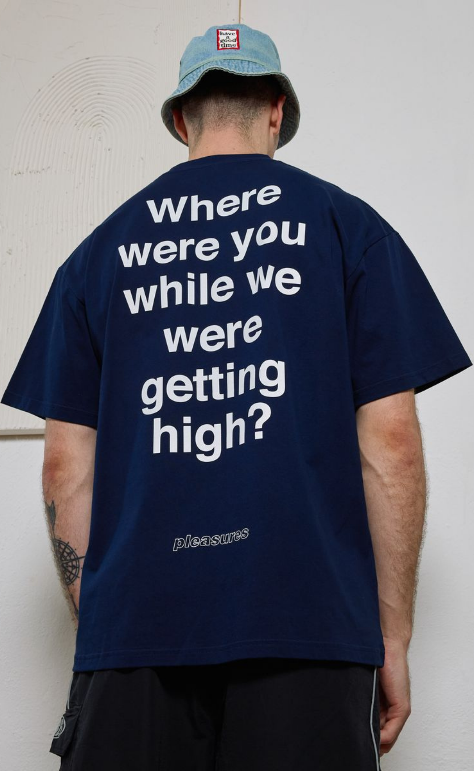 QUESTION MARK NAVY T-SHIRT