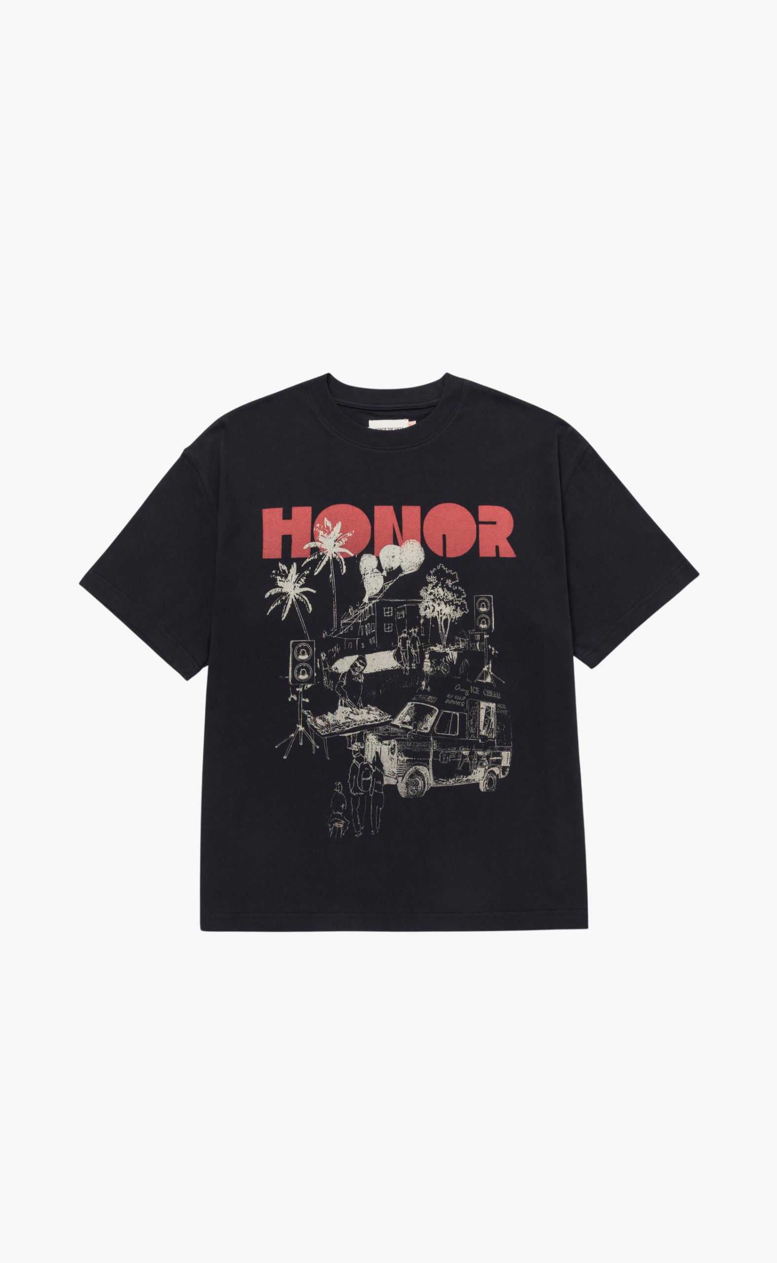 BLOCK PARTY BLACK T-SHIRT