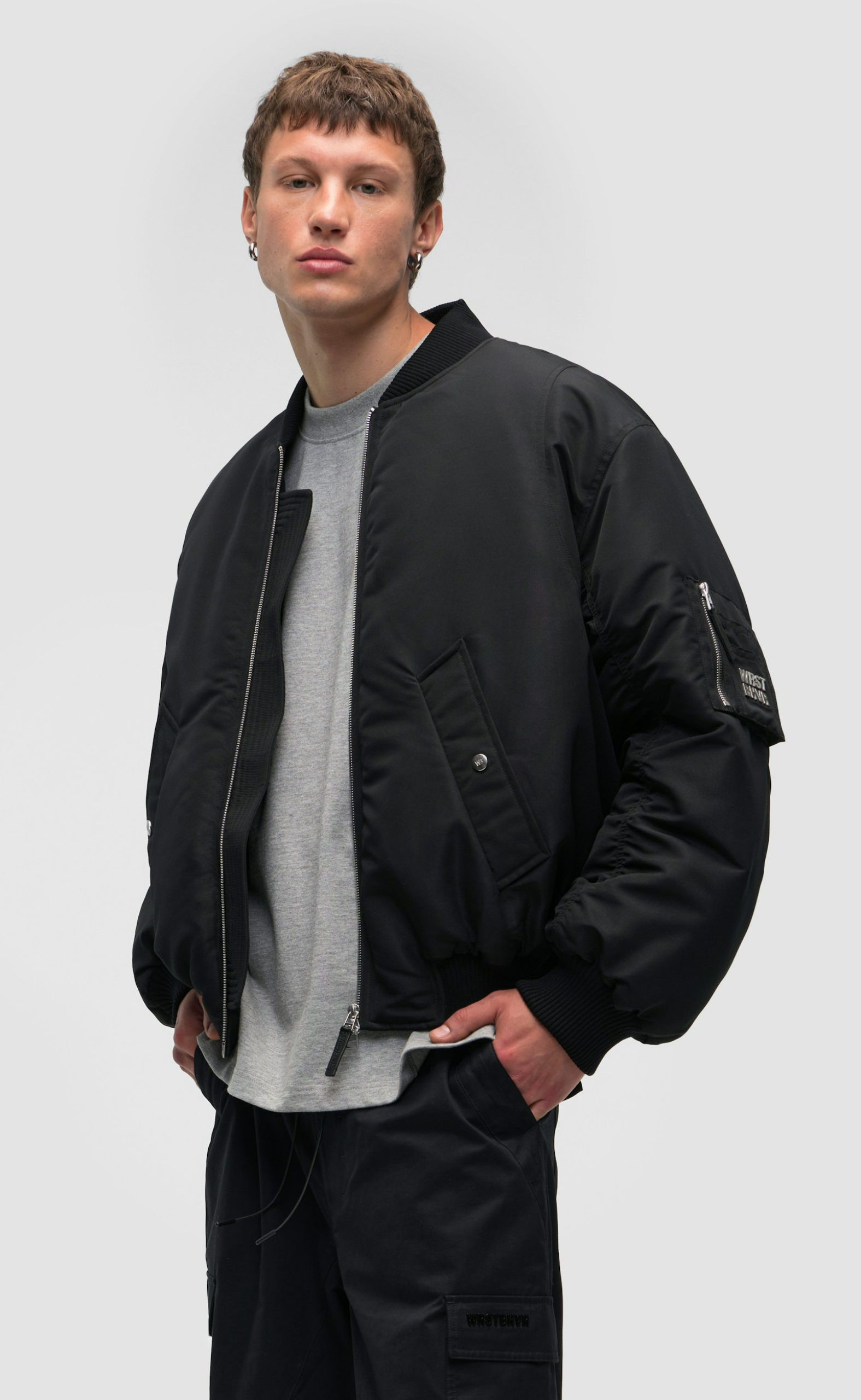 ARVEN BOMBER BLACK JACKET