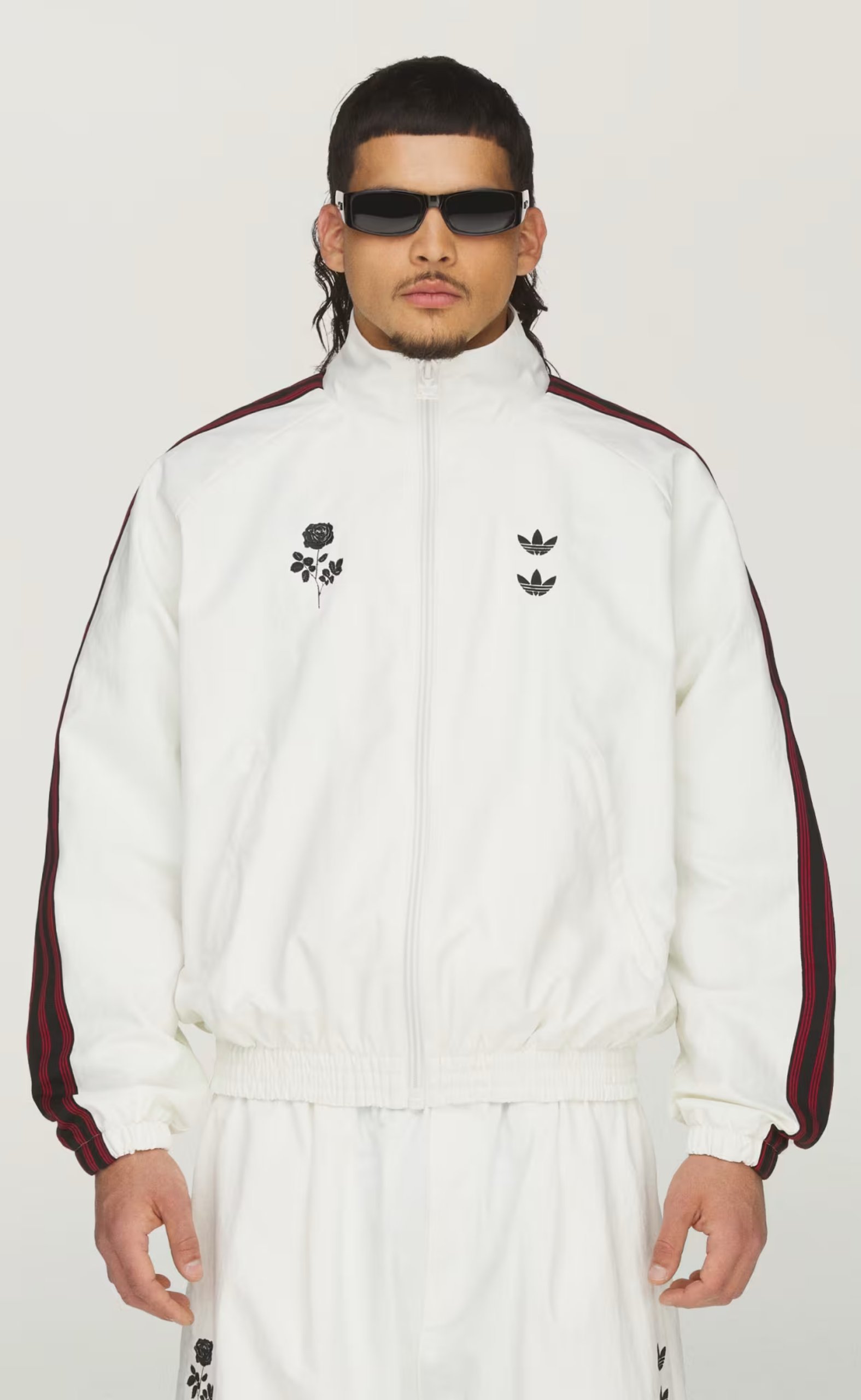 WC WOVEN WHITE TRACK JACKET
