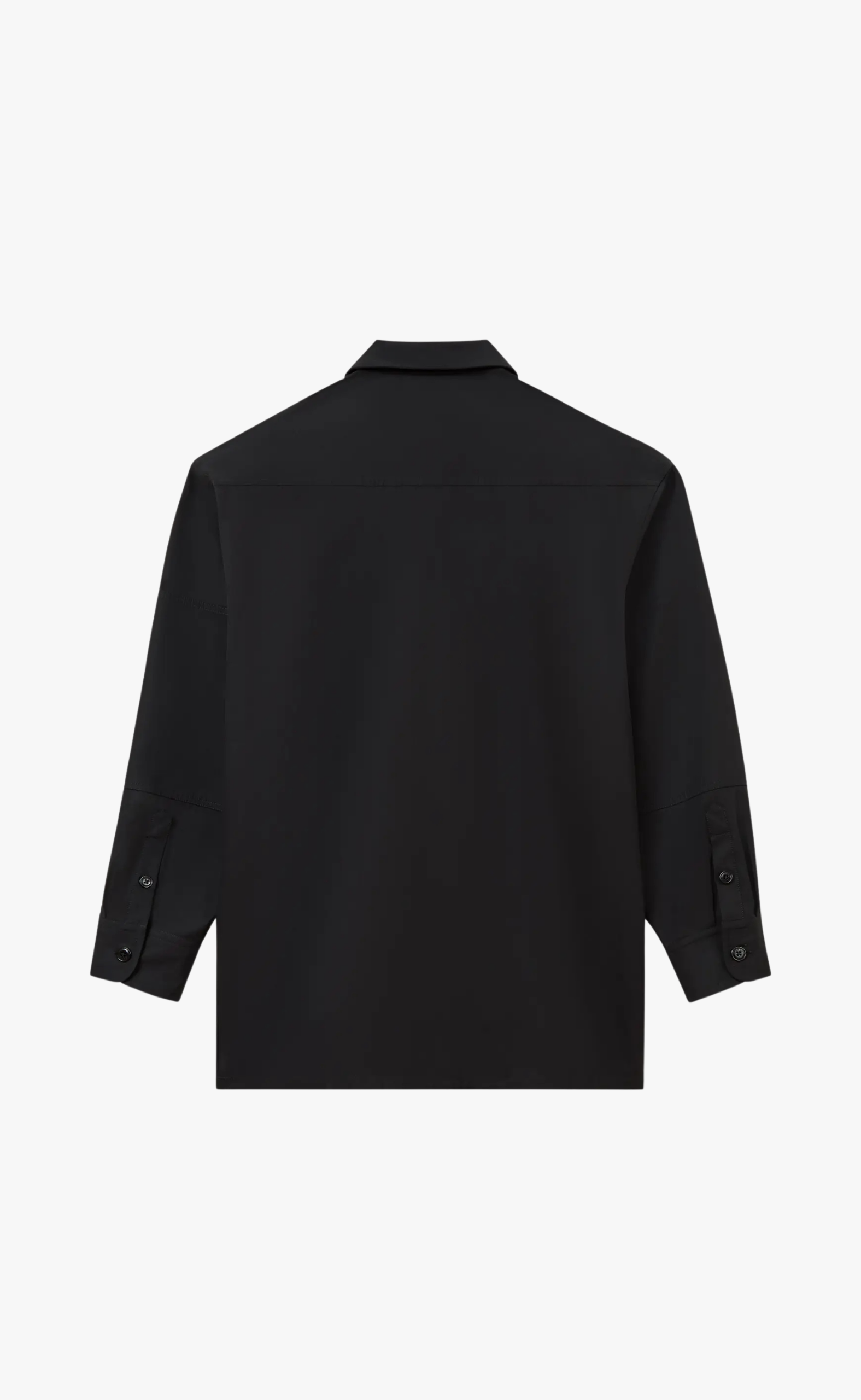 BOKE FLOWER 2.0 TECHNICAL OVERSIZED BLACK SHIRT