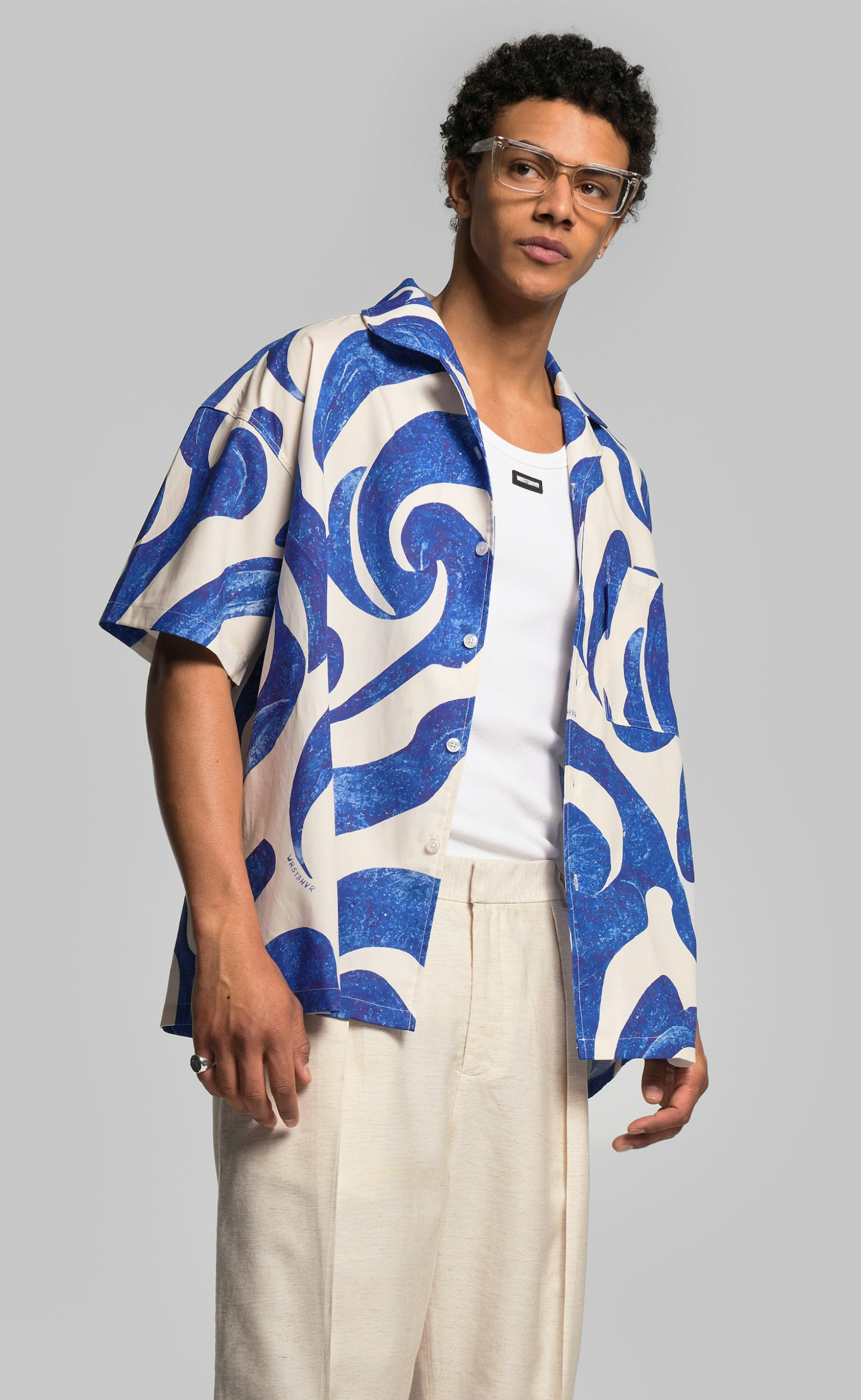 DOWEY RESORT BLUE POTTERY SHIRT